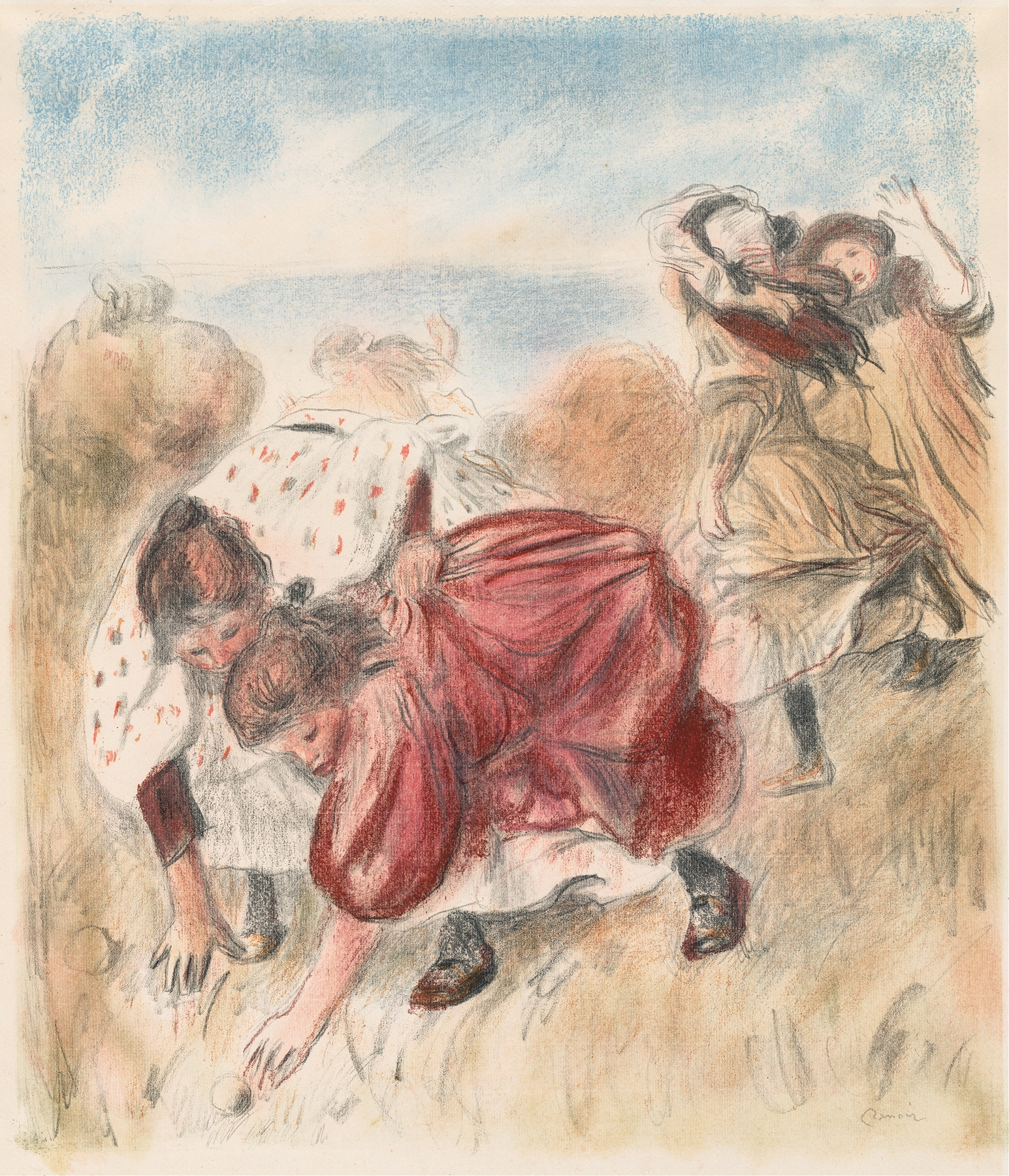 Children Playing Ball (1900)