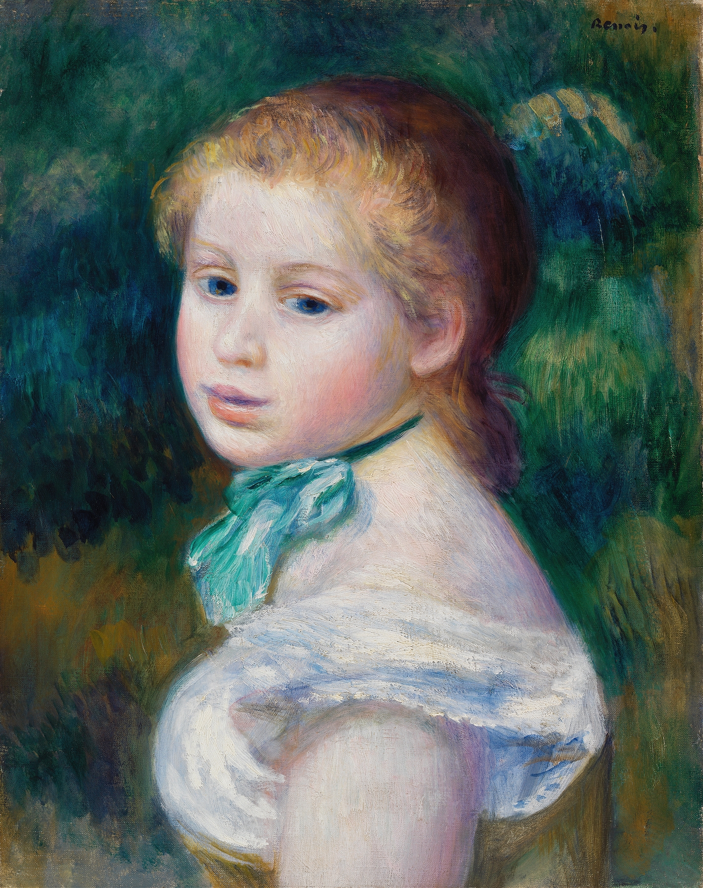 Head of Young Girl (Tête de jeune fille) (1885)