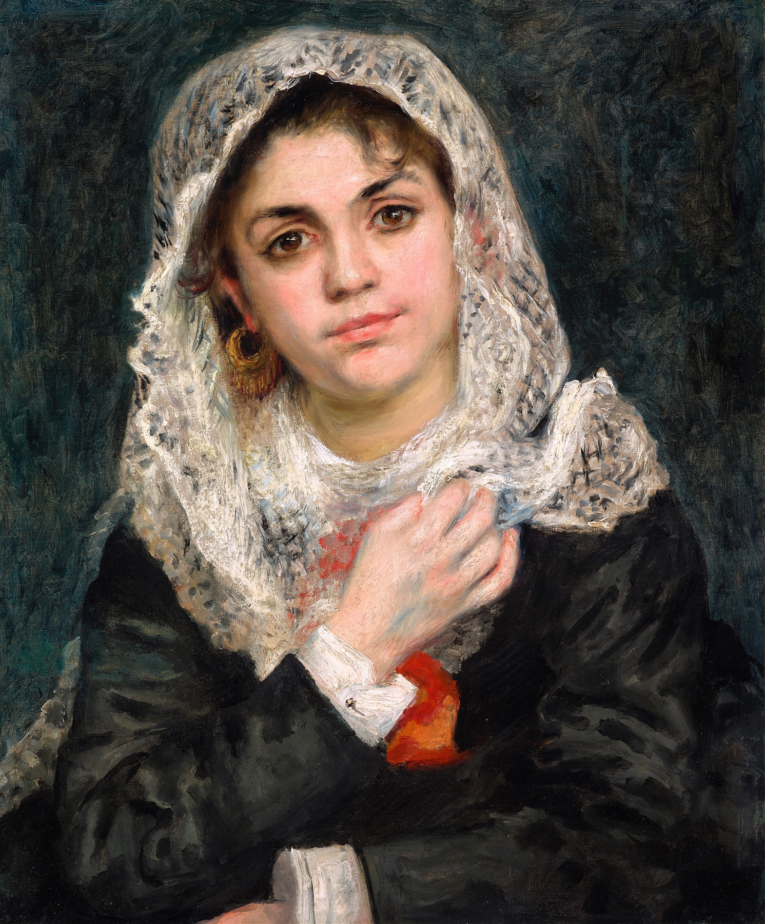 Lise in a White Shawl (c. 1872)