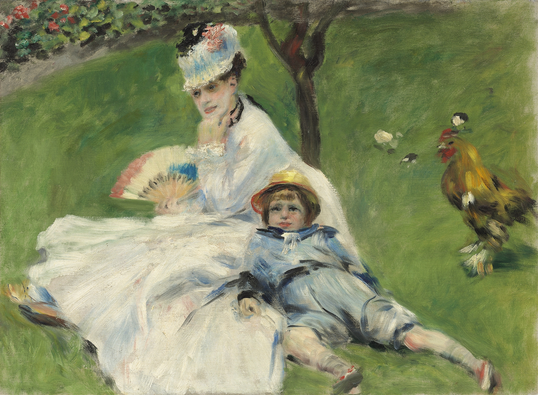 Madame Monet and Her Son (1874)