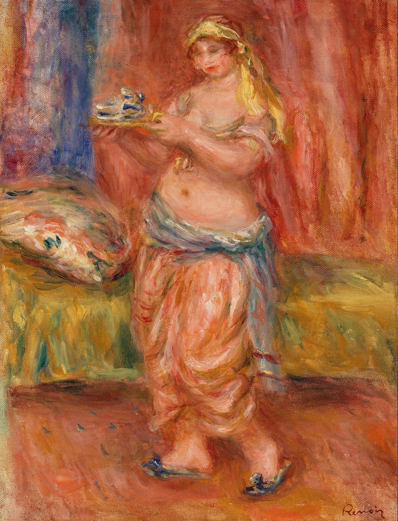Odalisque with Tea Set (Odalisque à la théière) (c. 1917–1919)