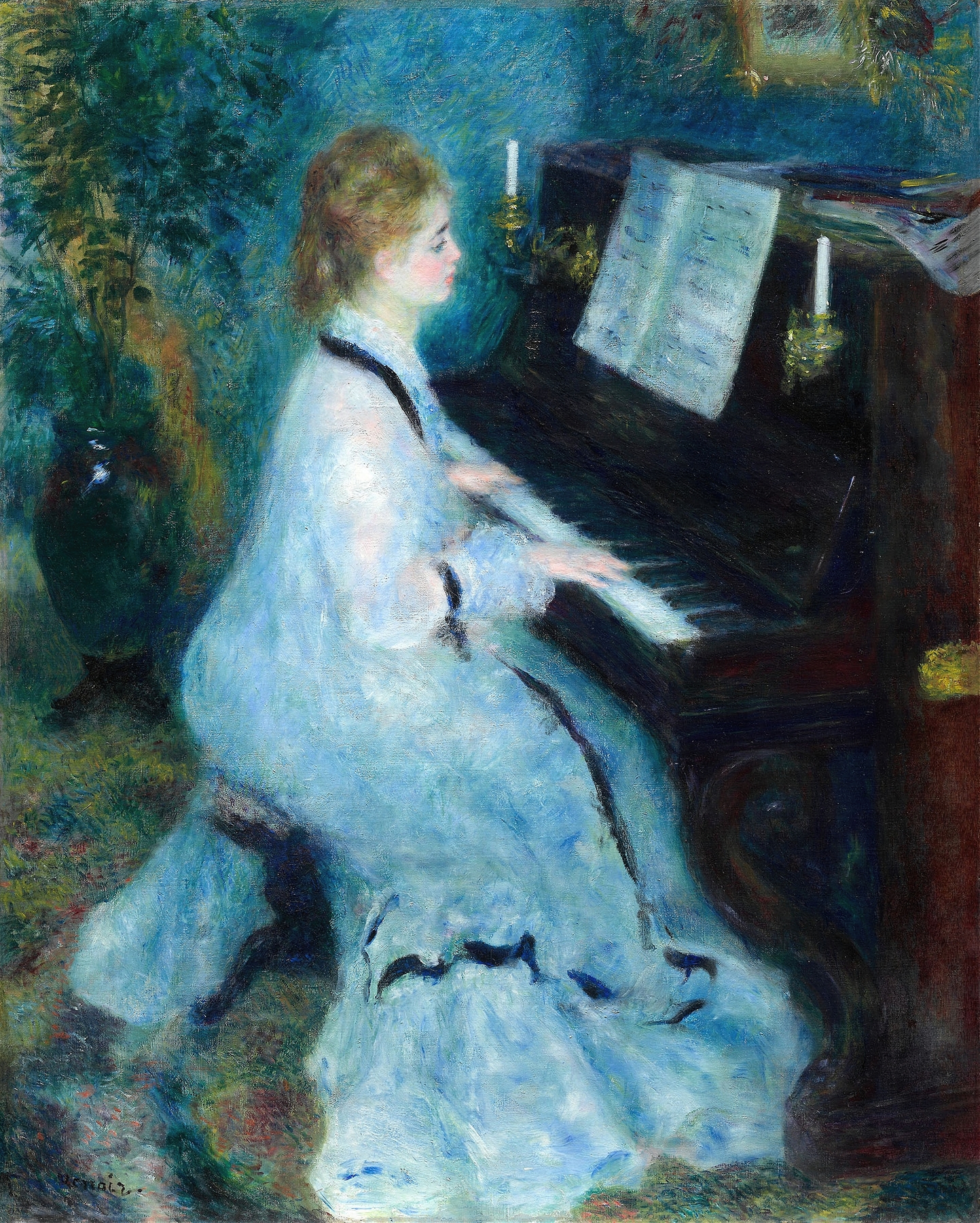 Woman at the Piano (1875)