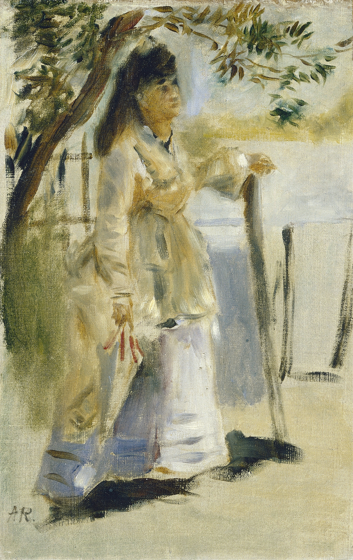 Woman by a Fence (1866)