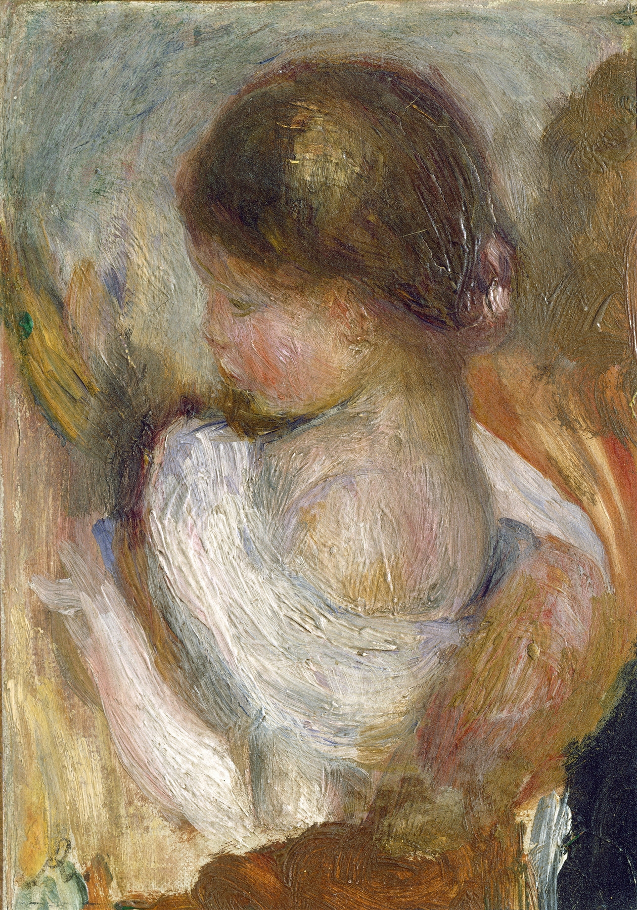 Young Girl Reading (c. 1888)