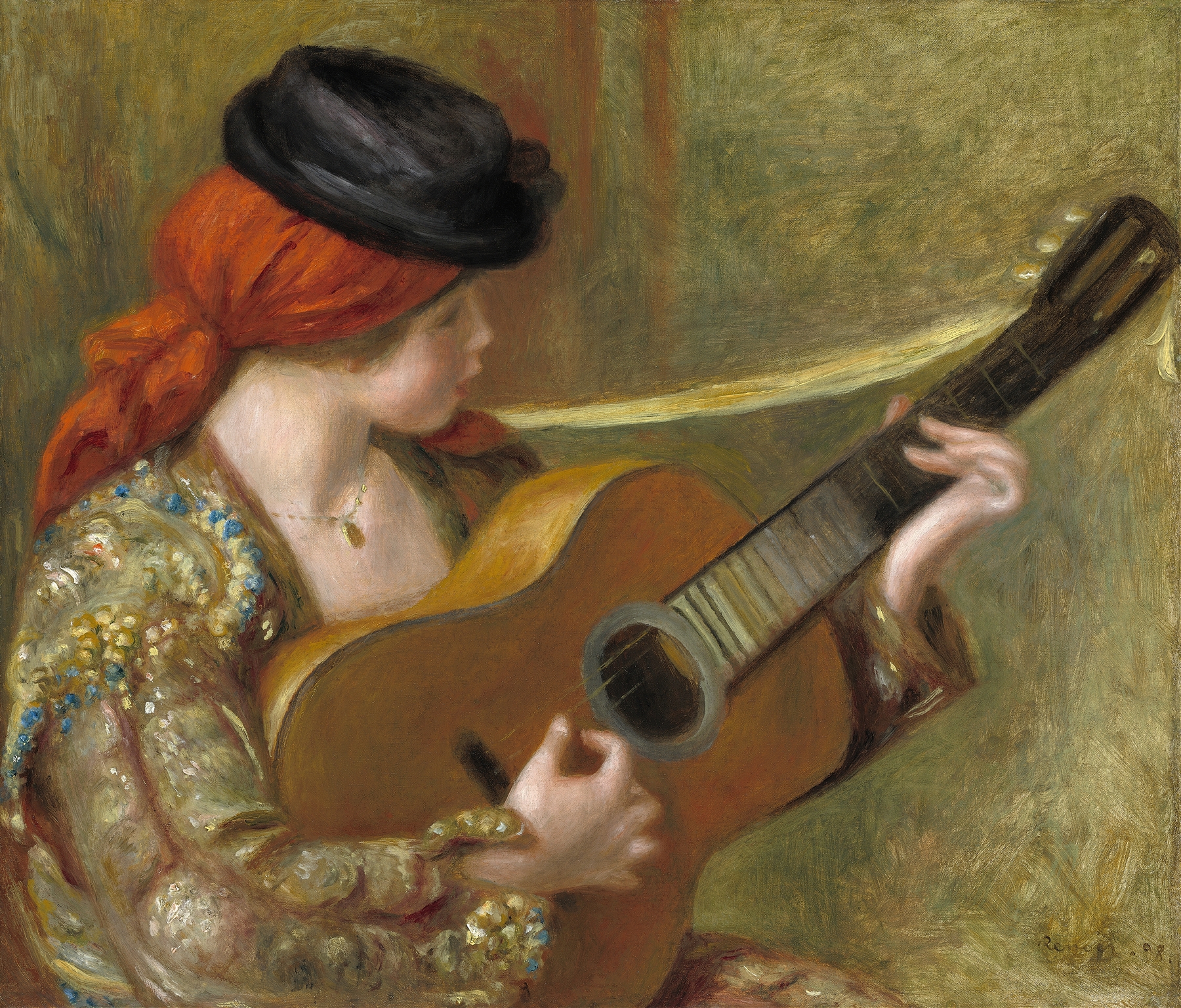 Young Spanish Woman with a Guitar (1898)