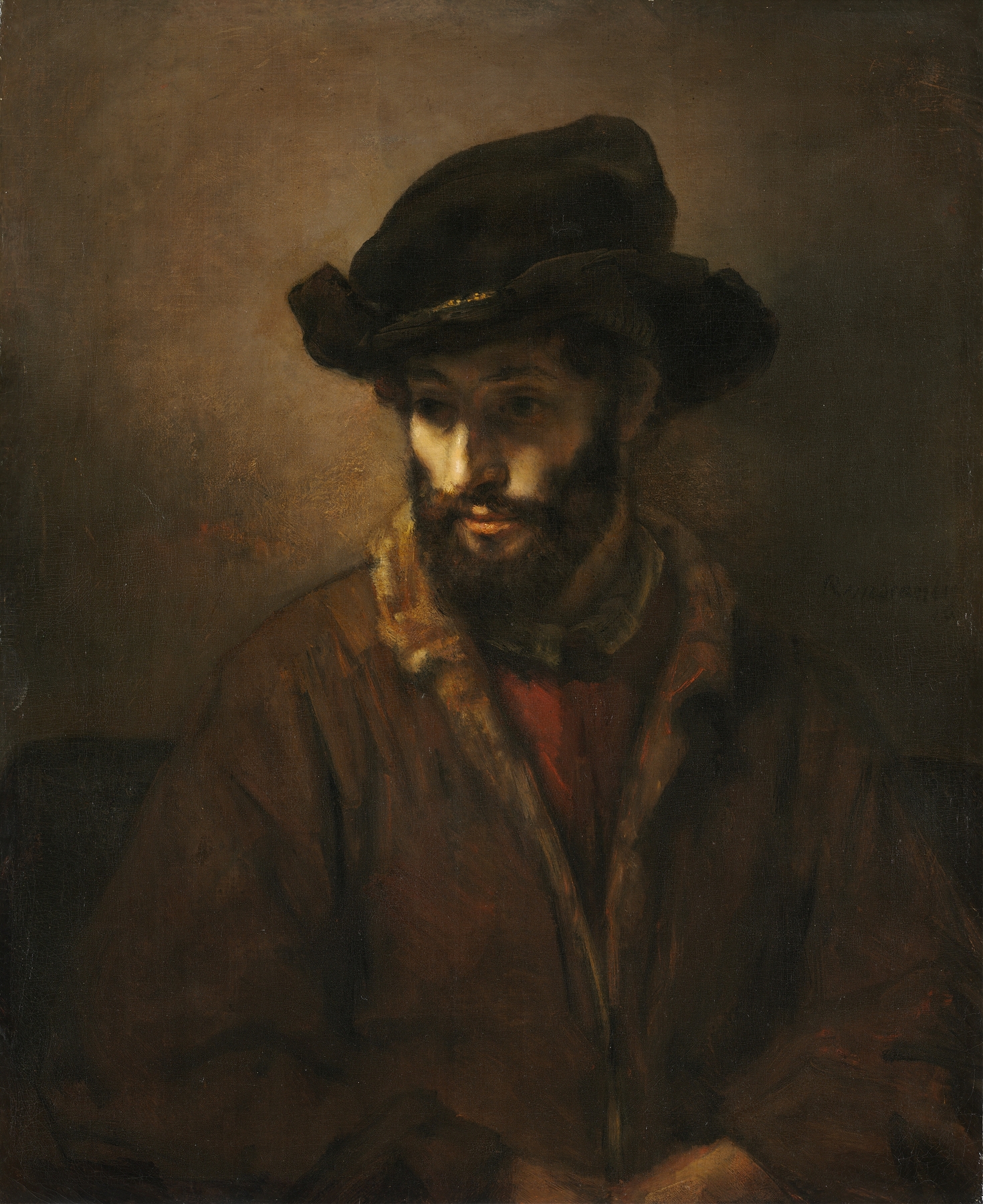 A Bearded Man Wearing a Hat (c. 1655-1660)