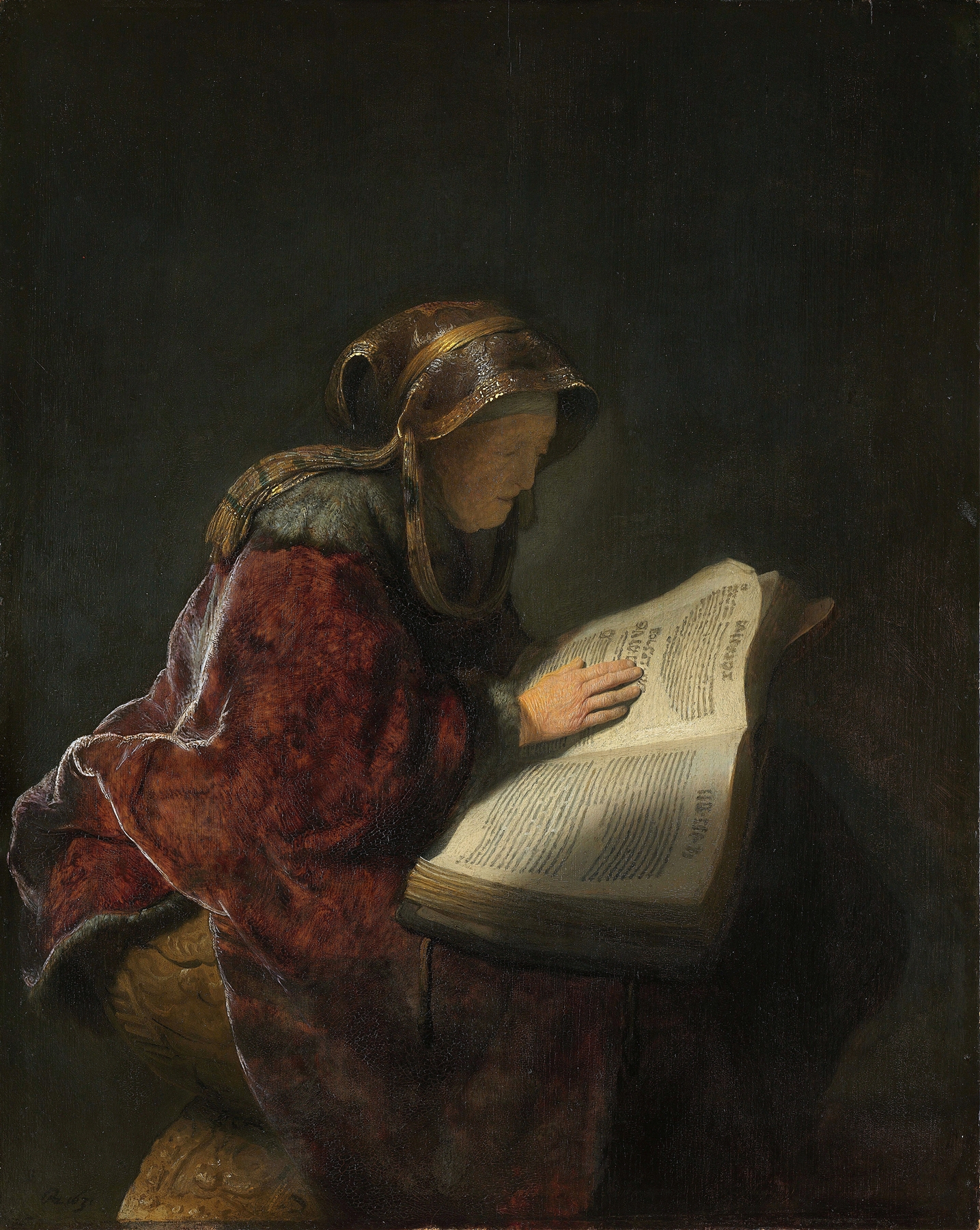 Old Woman Reading (1631)