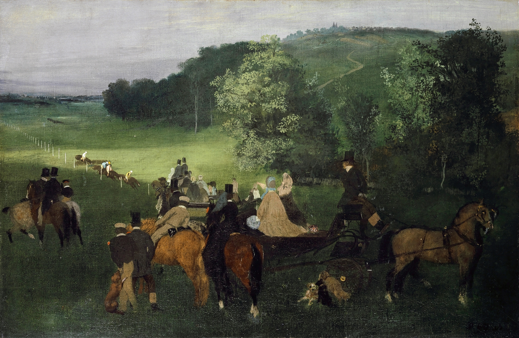 On The Racecourse (The Race) (Around 1861-1862)