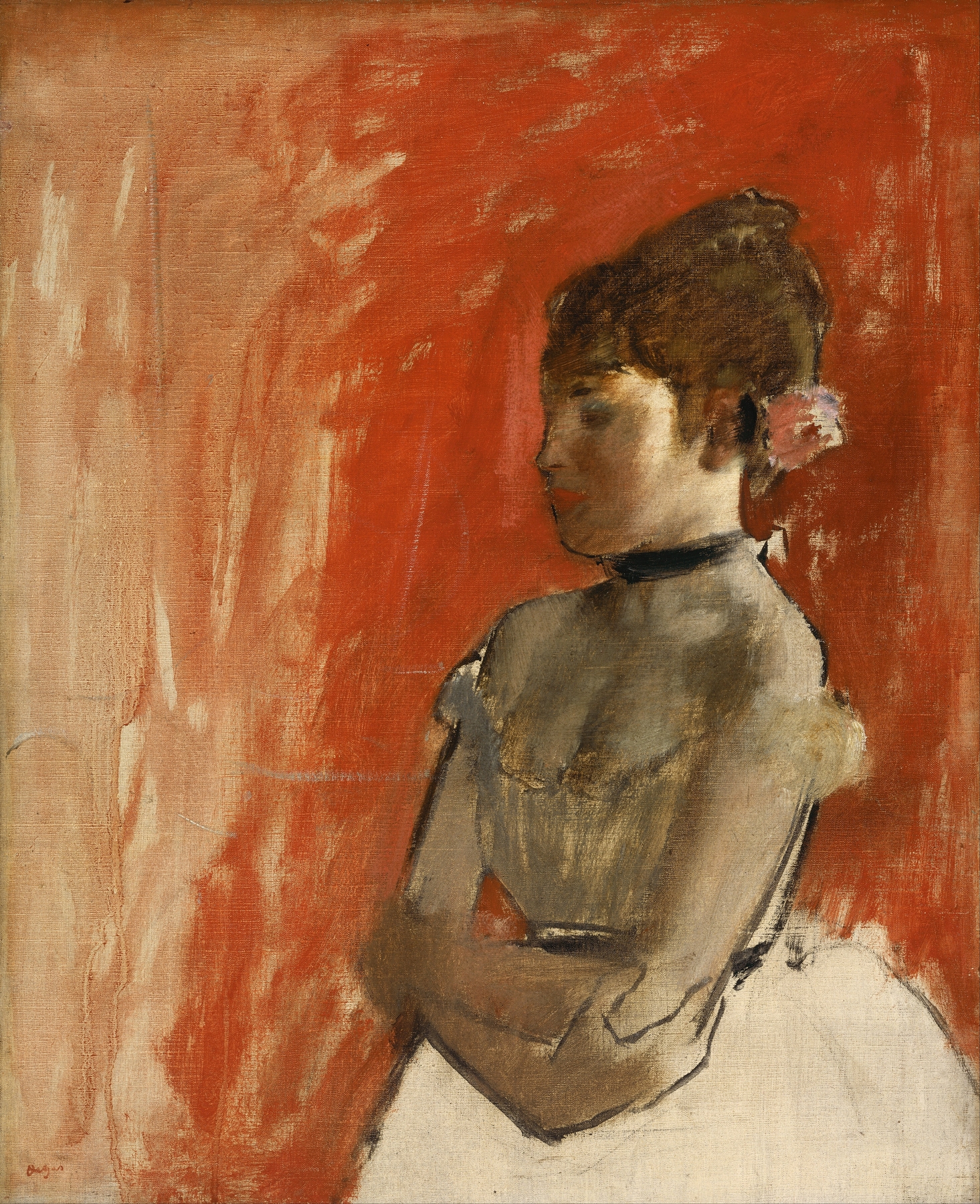 Ballet Dancer With Arms Crossed (circa 1872)