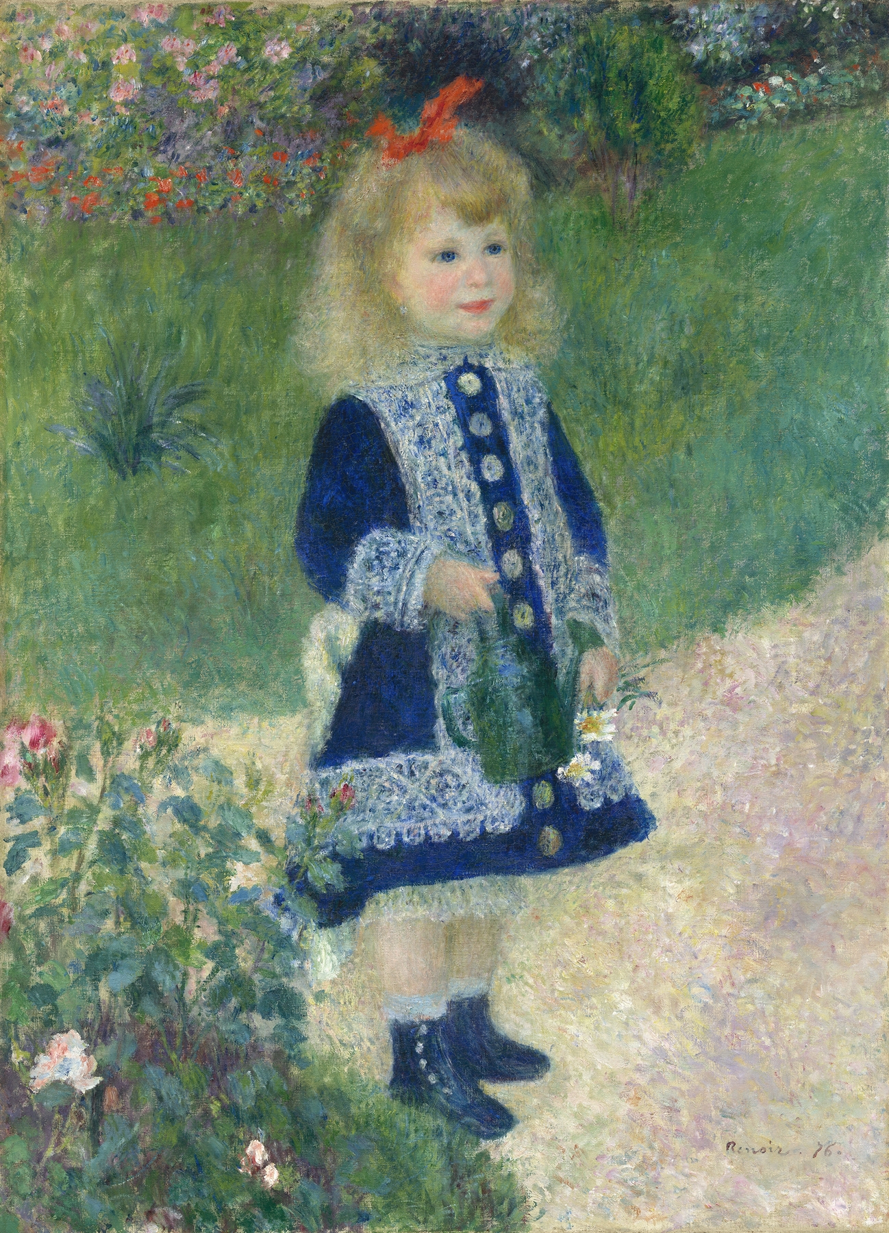 A Girl with a Watering Can (1876)