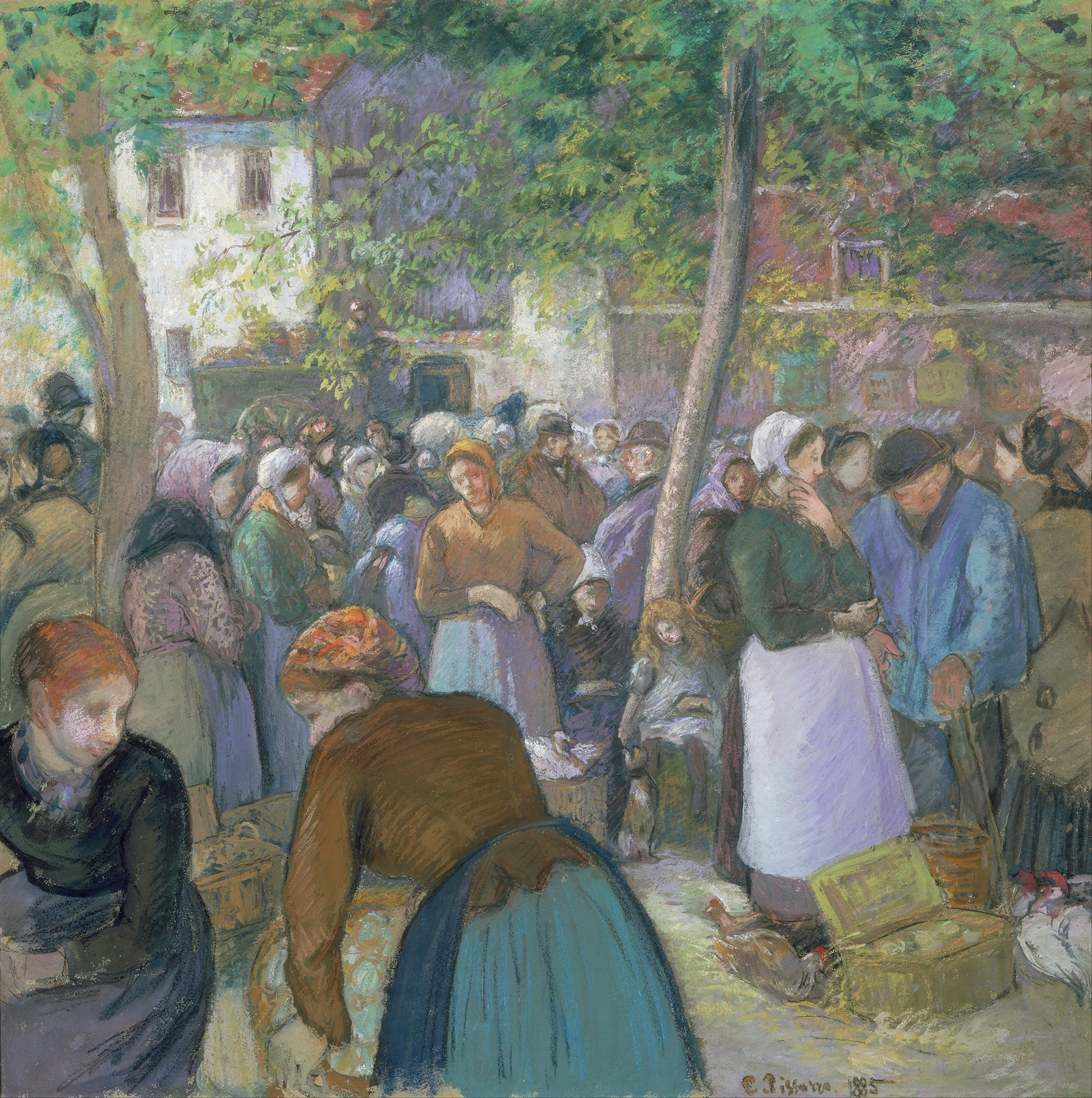 Poultry Market at Gisors (1885)