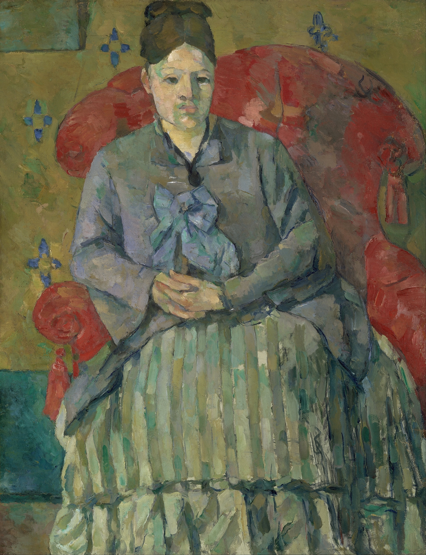 Madame Cézanne in a Red Armchair (about 1877)