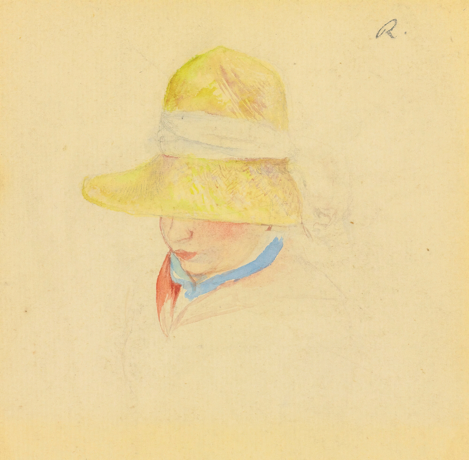 Madame Renoir Au Chapeau