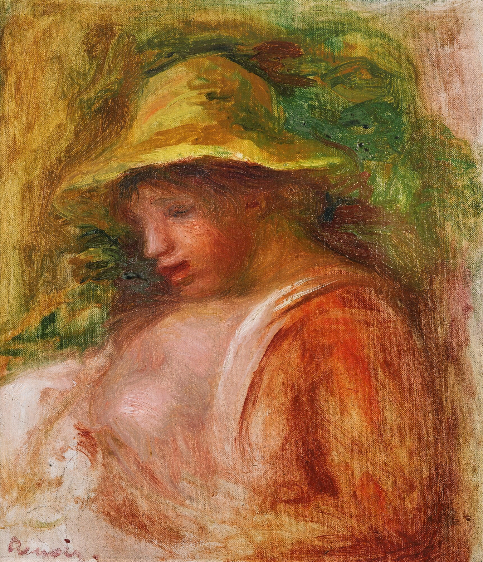 Femme Au Chapeau
