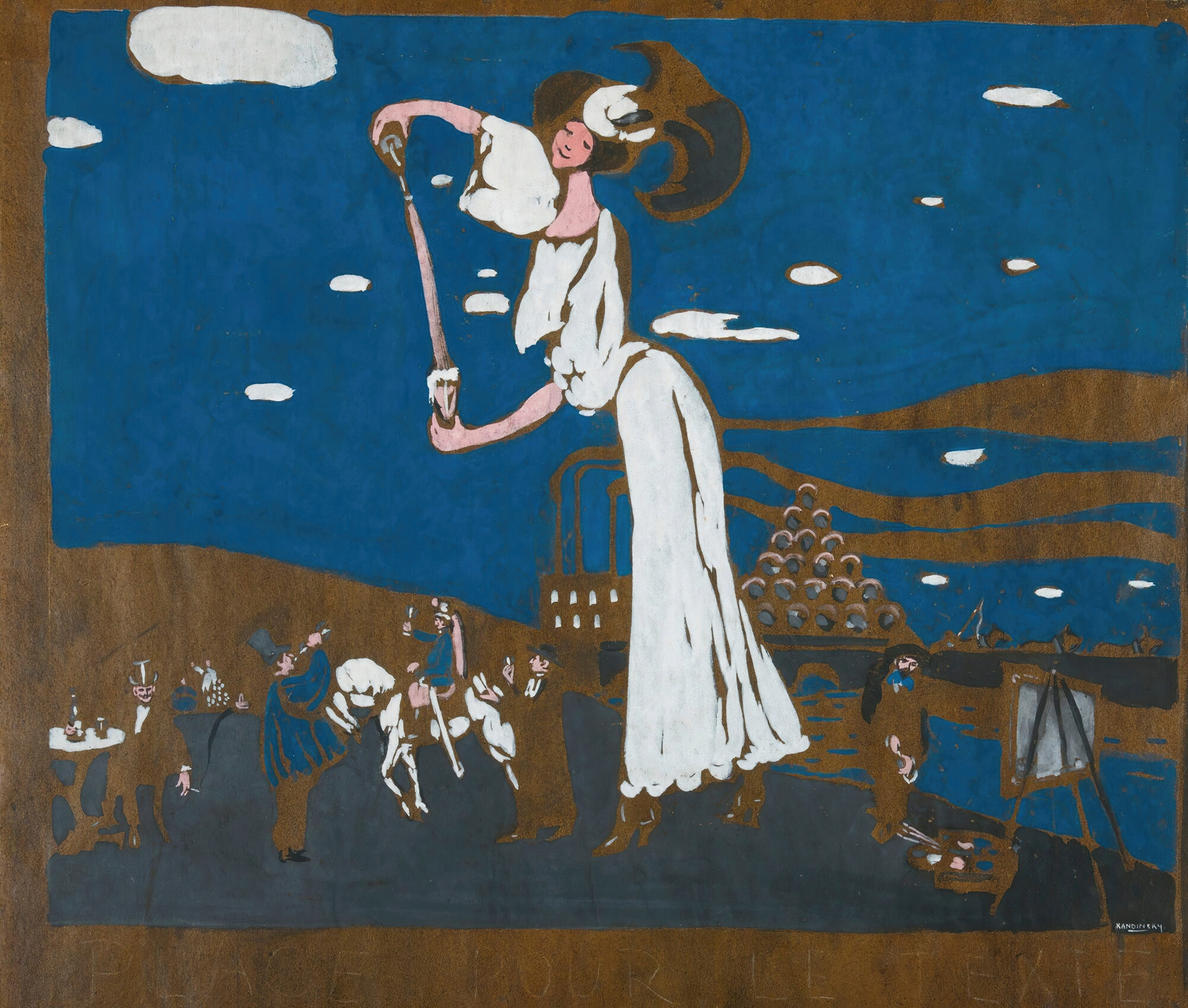 Sketch For A Poster For A French Brewery (1906)