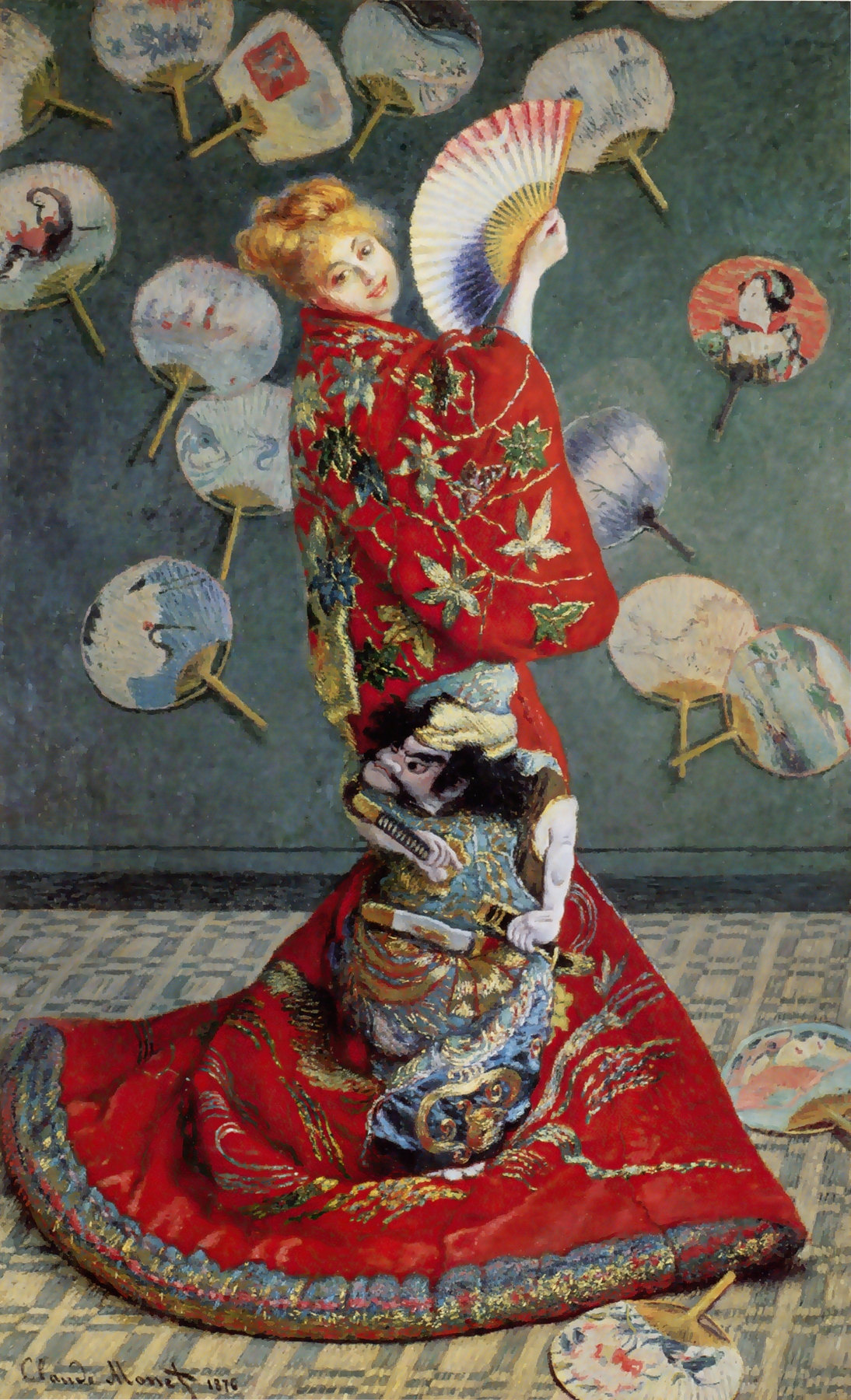 Camille Monet In Japanese Costume (1876)