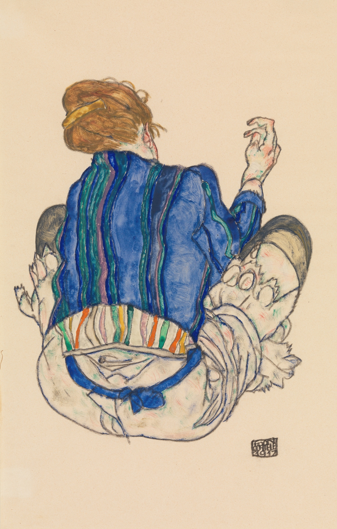 Seated Woman, Back View (1917)