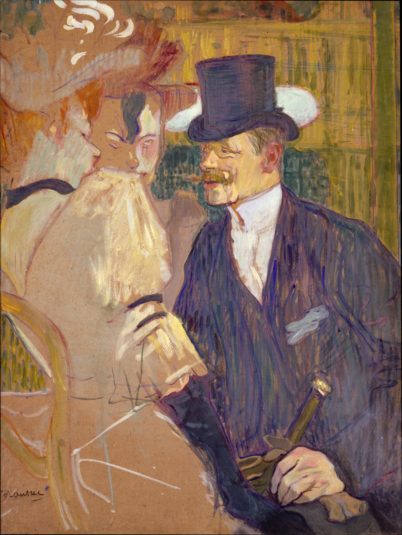The Englishman (William Tom Warrener, 1861–1934) at the Moulin Rouge (1892)