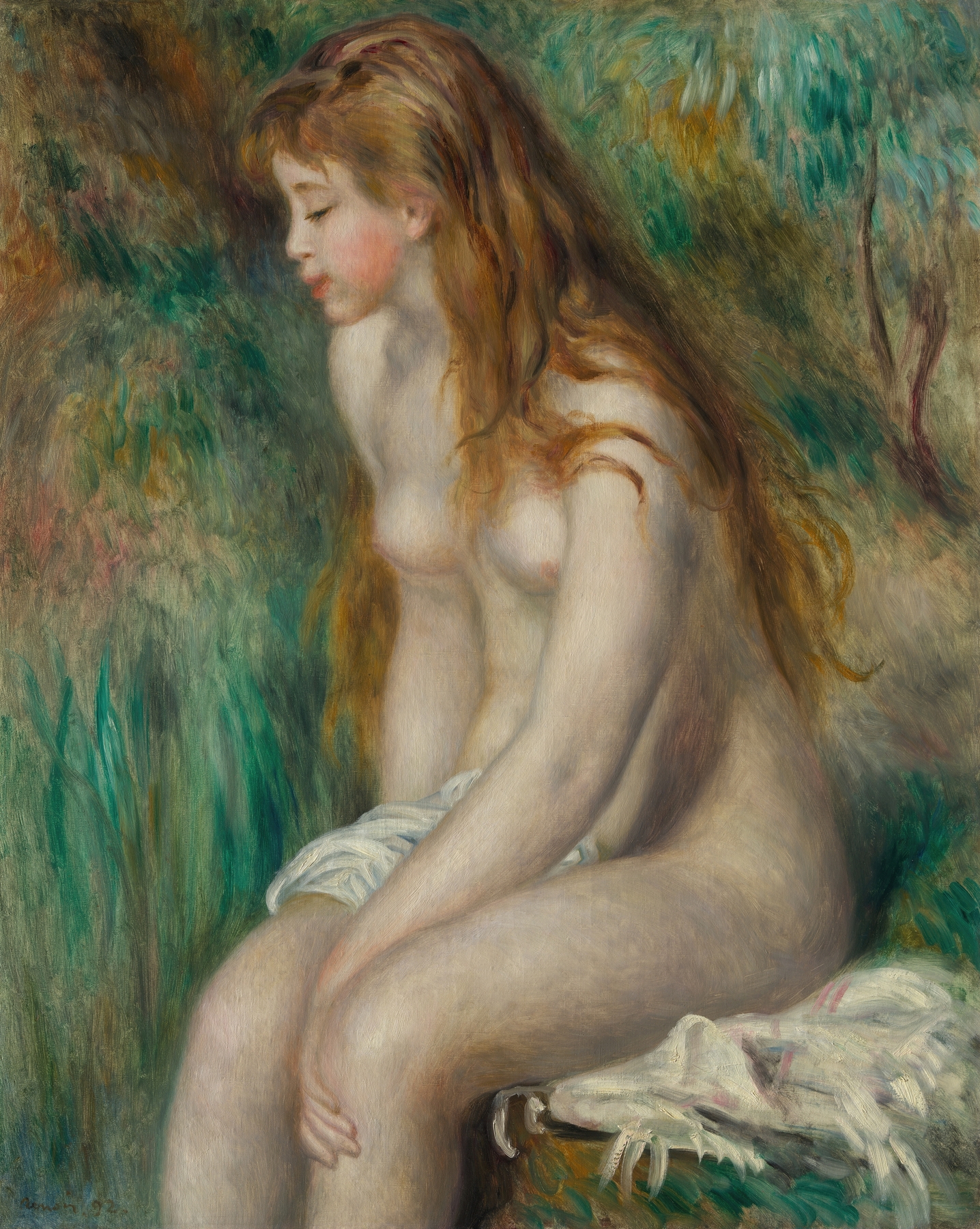 Young Girl Bathing (1892)