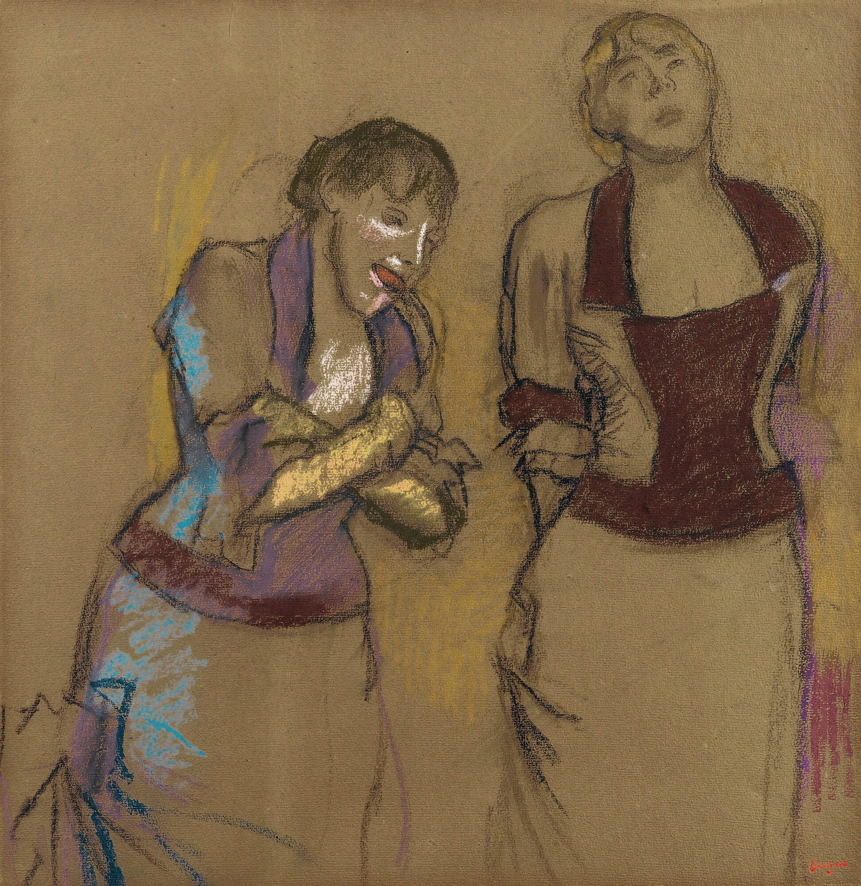 Au Café-Concert, Deux Chanteuses (1878-1880)