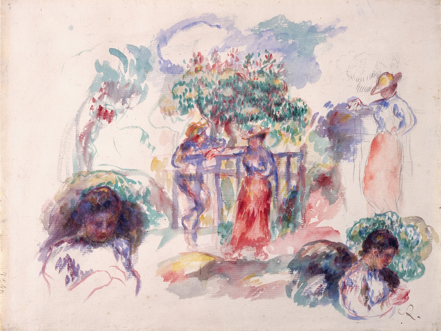 Figures under a Tree (1880–82)