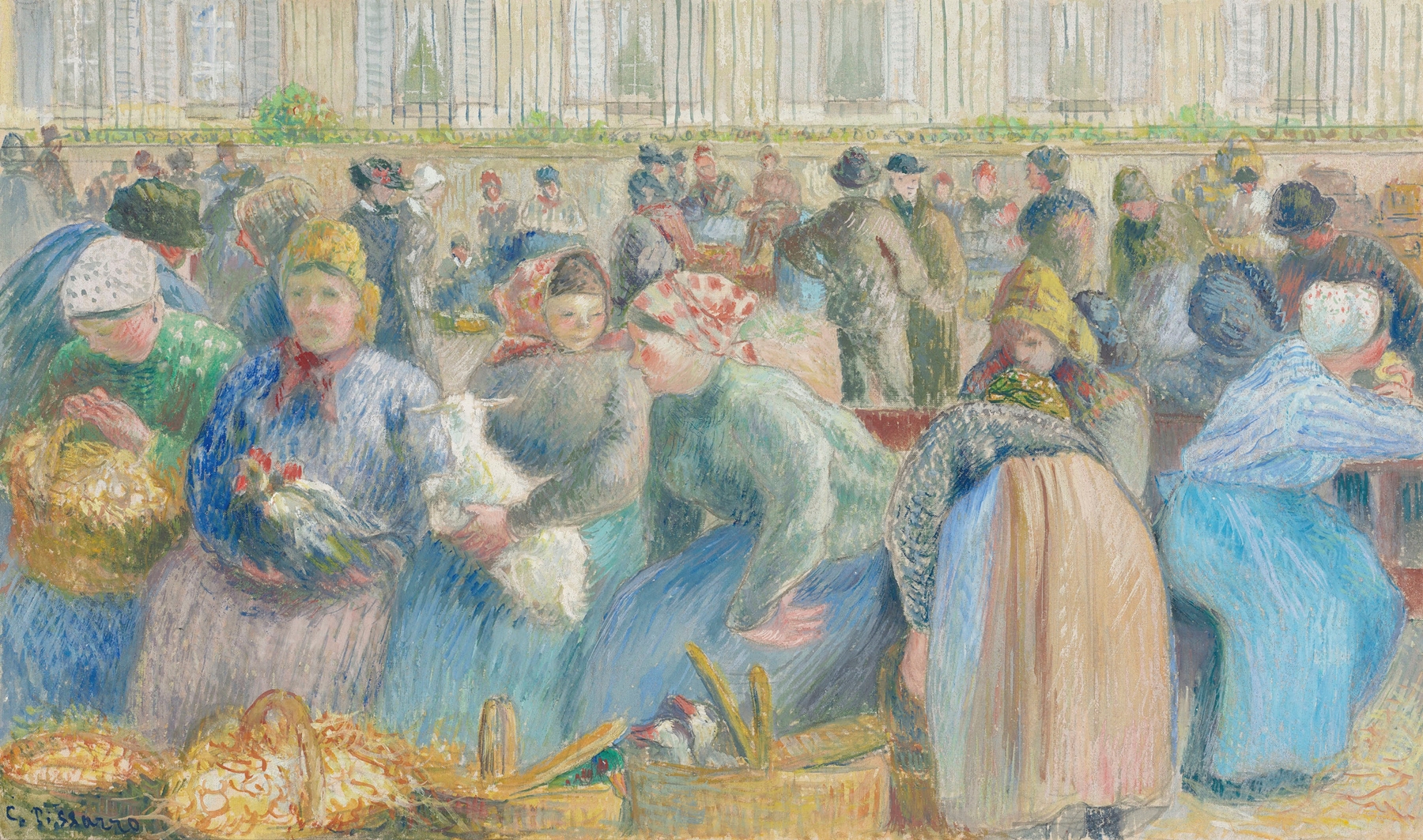 Le Marché aux oeufs (circa 1884)