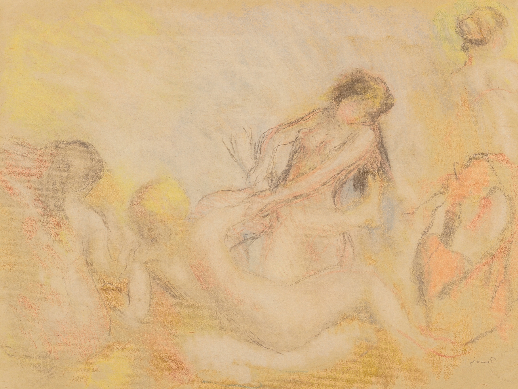 Les Baigneuses au crabe, I (circa 1897-1900)