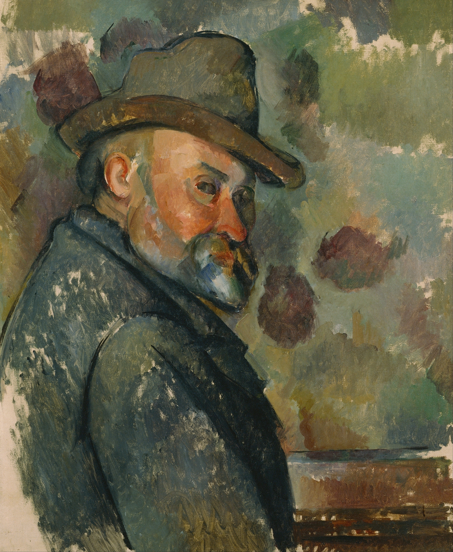 Cézanne coiffé d’un chapeau mou (1894)