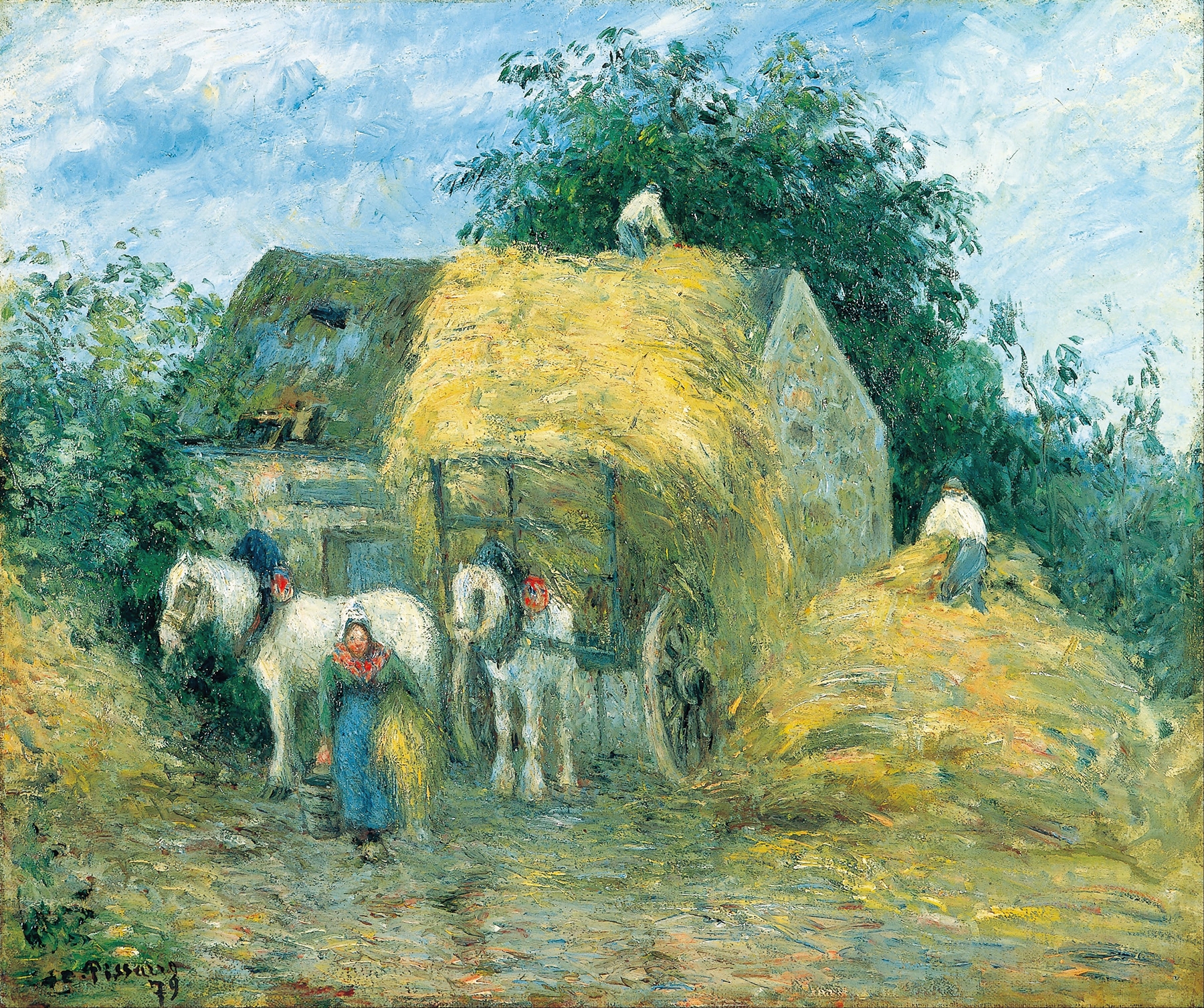 The Hay Cart, Montfoucault (1879)