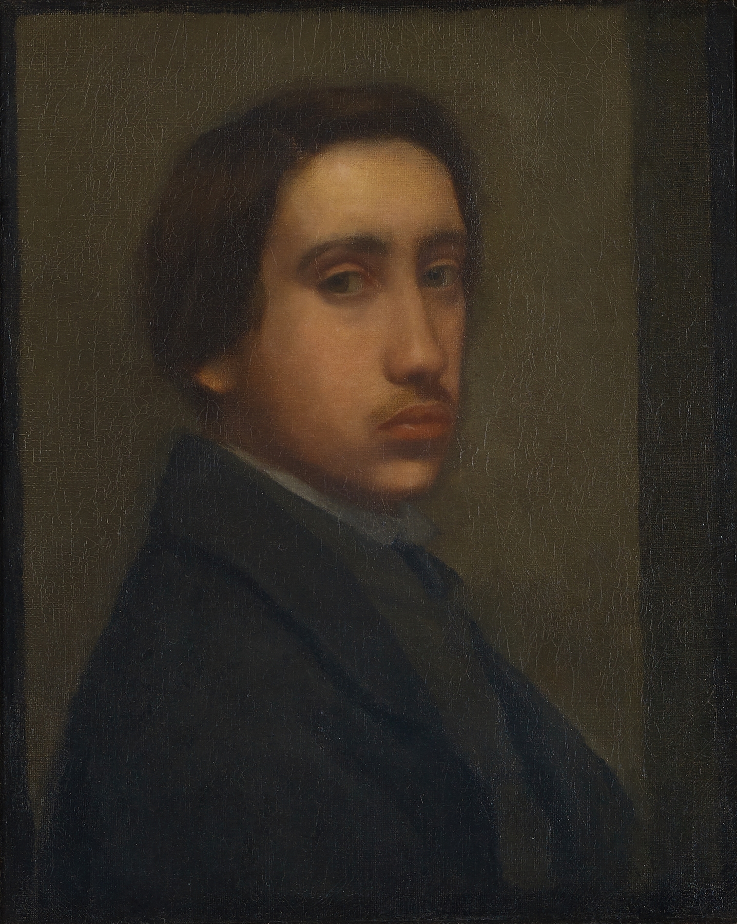 Degas à la redingote noire (Self-Portrait) (circa 1854-1855)