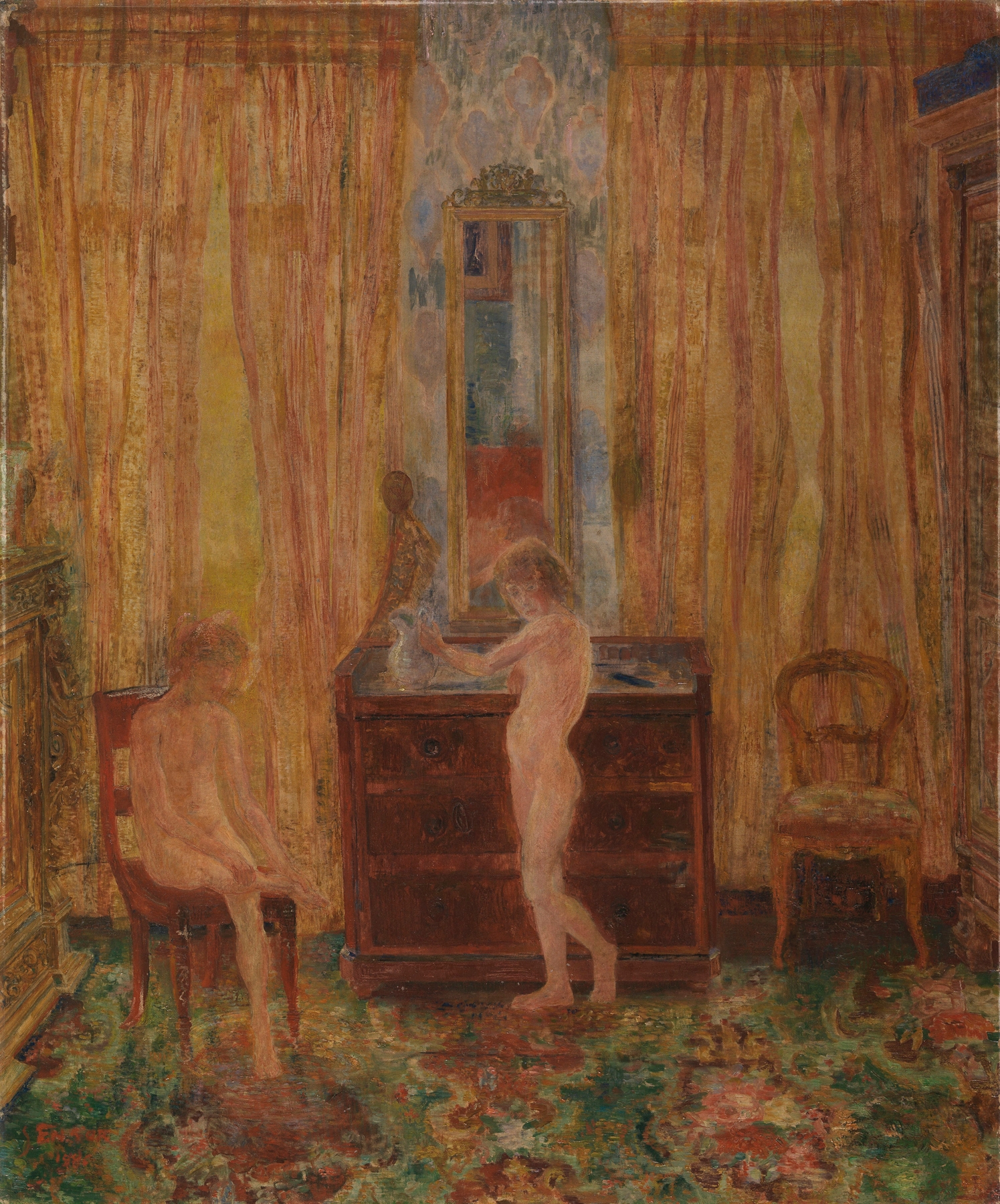 Children at their Morning Toilet (1886)