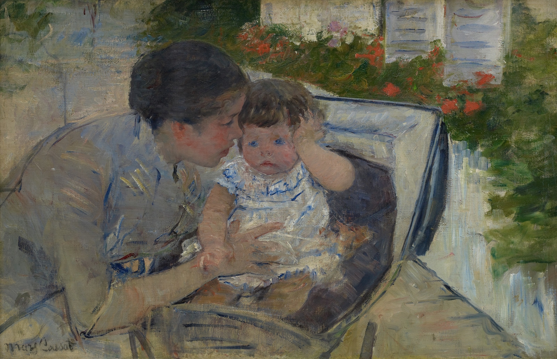 Susan Comforting the Baby (1881)