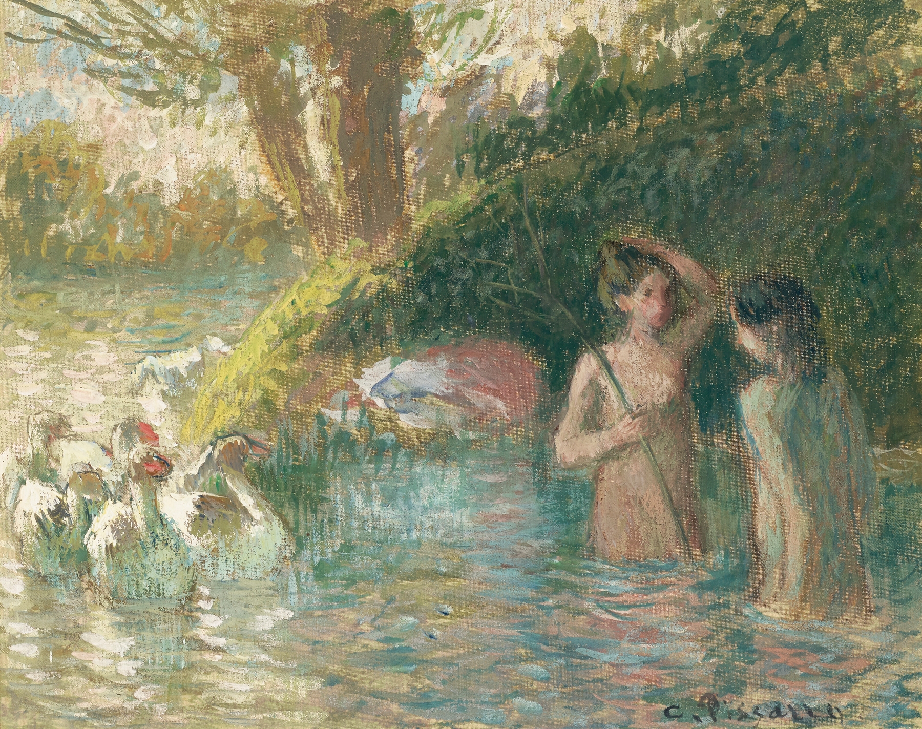 Baigneuses gardeuses d’oies (1895-1896)