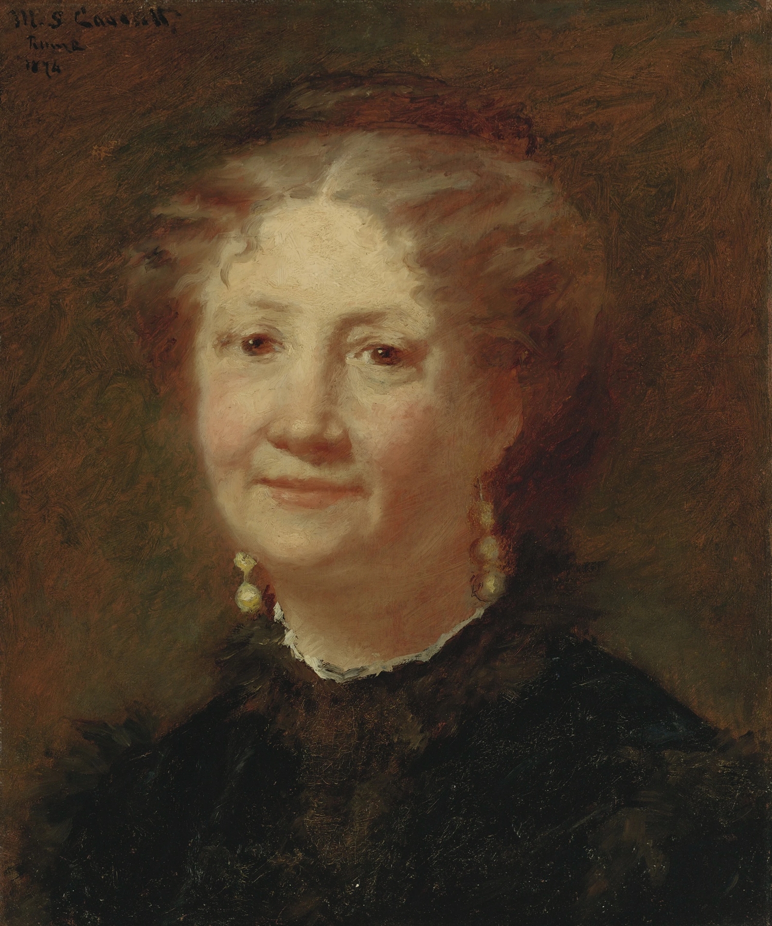 Portrait of Mme Cortier (1874)