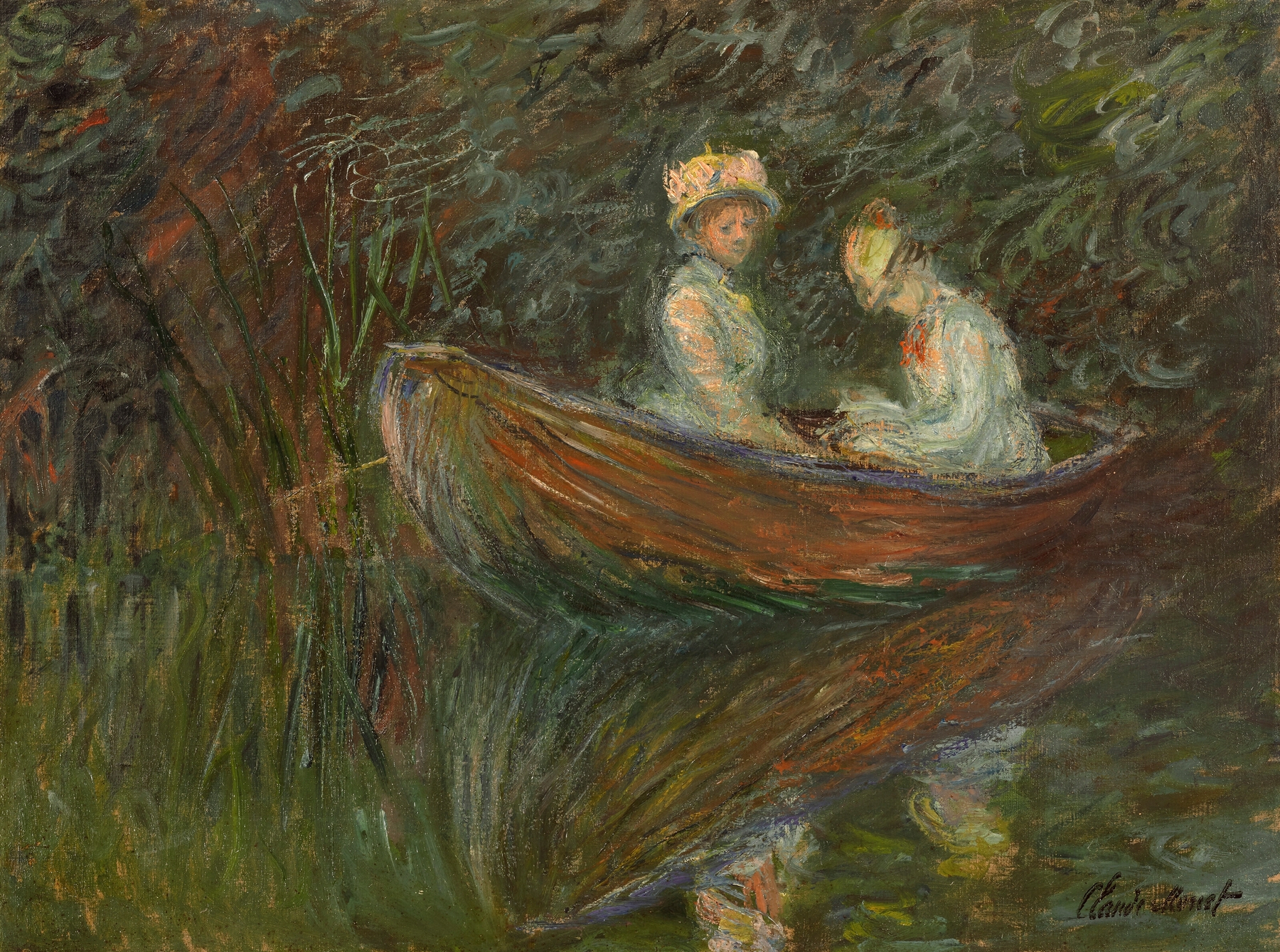 Deux femmes en barque (1887)