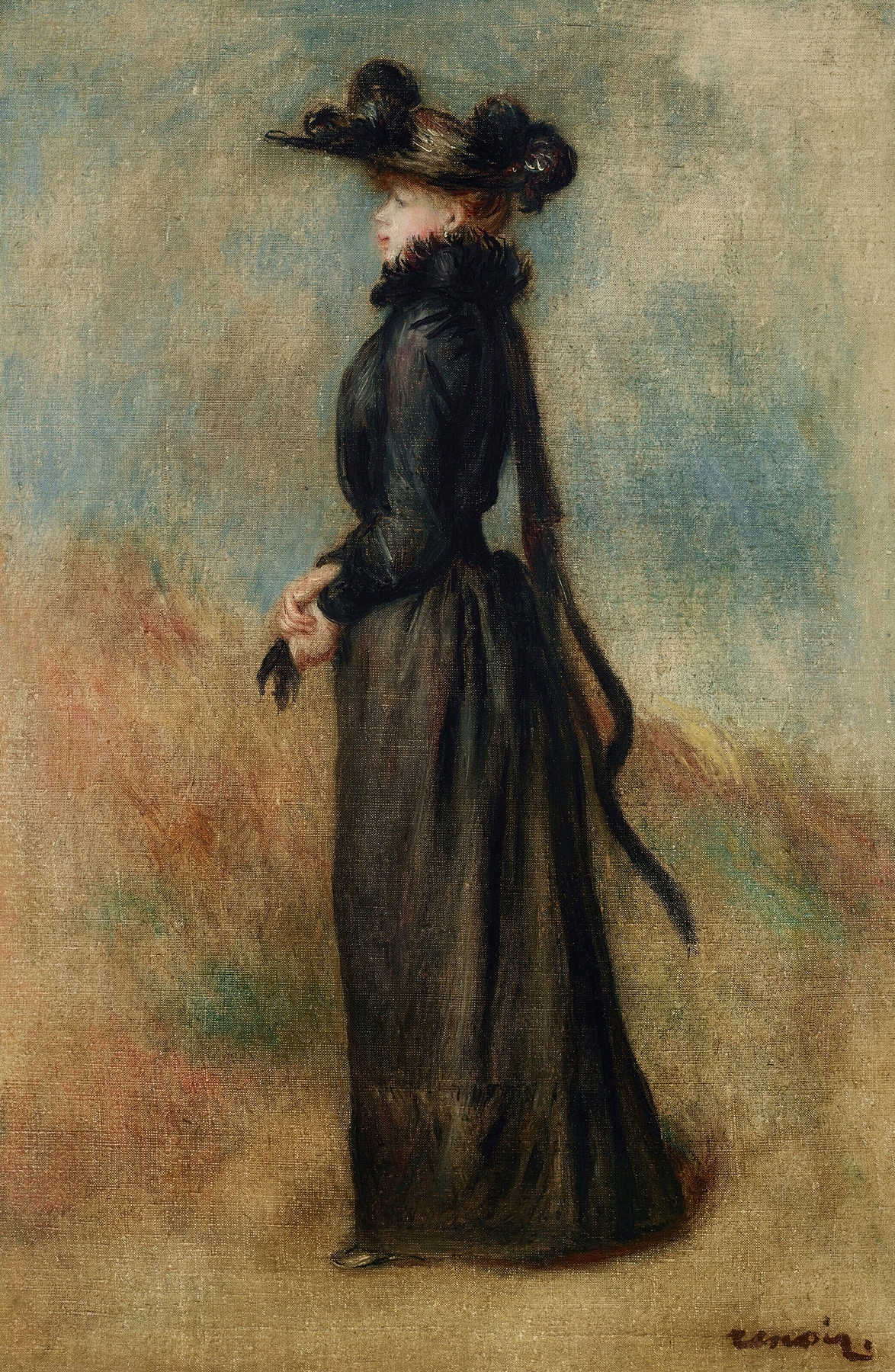Femme en promenade (1890)