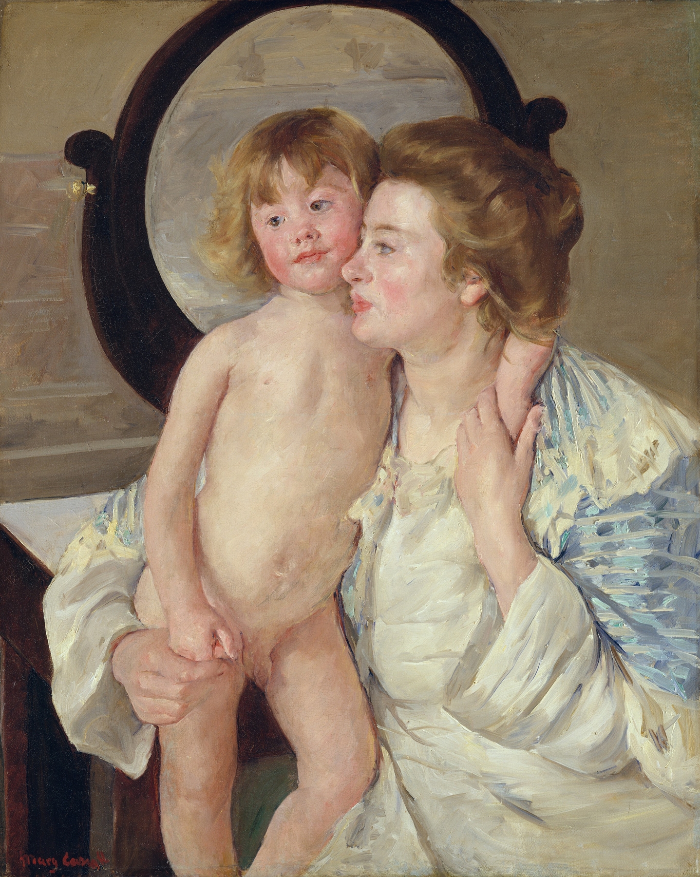 Mother and Child (The Oval Mirror) (circa 1899)