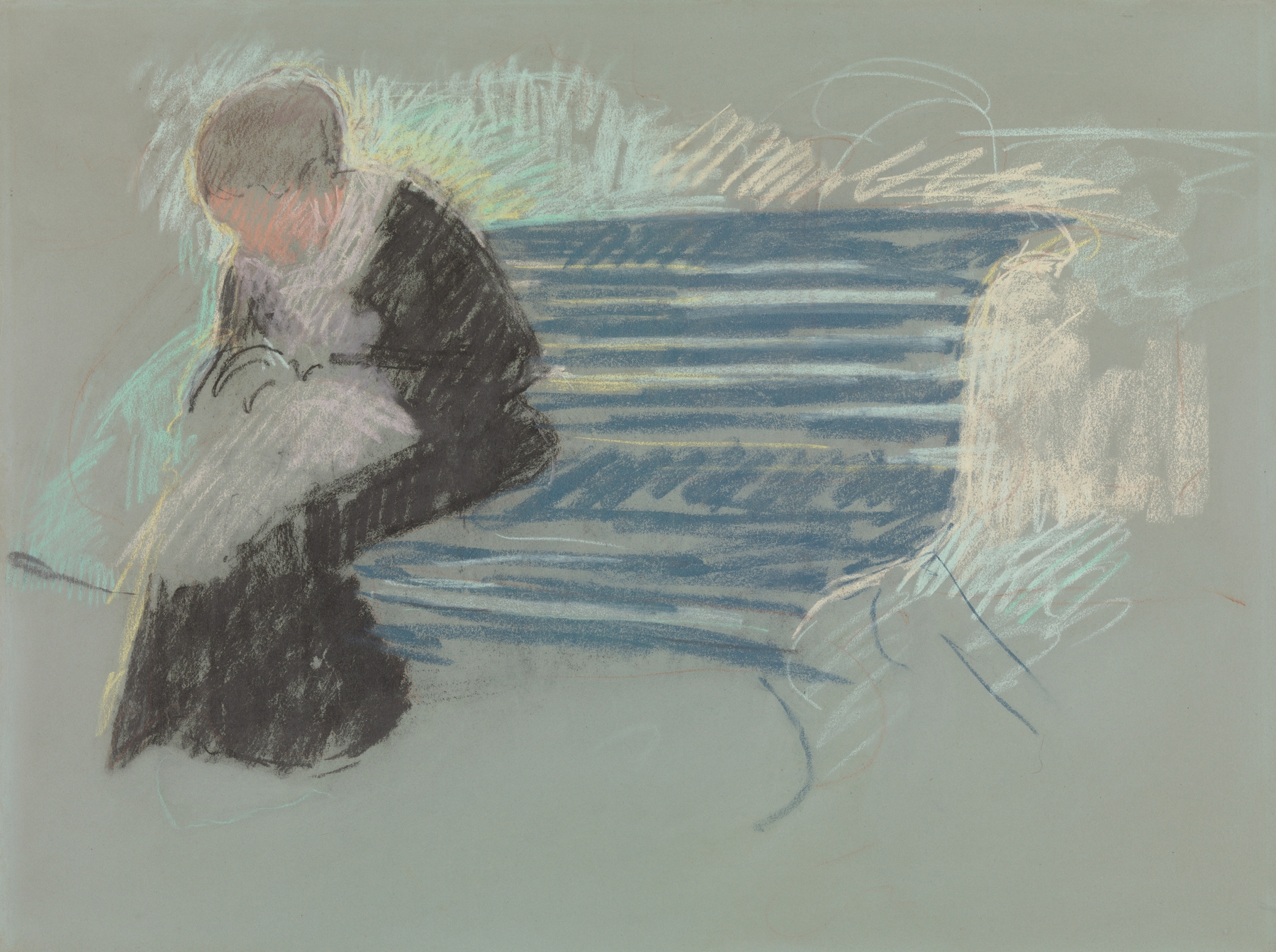 Woman on a Bench (circa 1881)