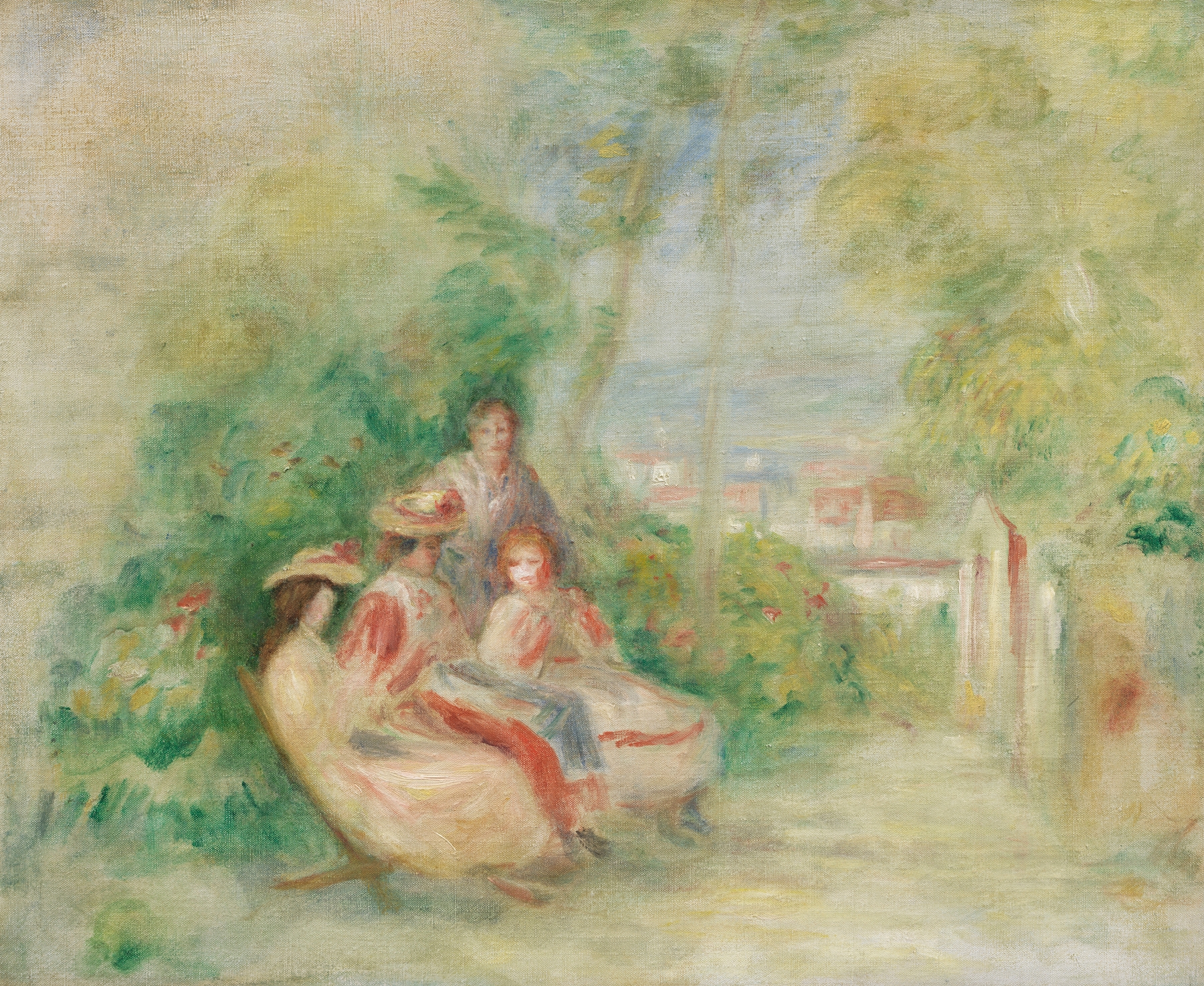 Jeunes femmes dans un jardin (1895)