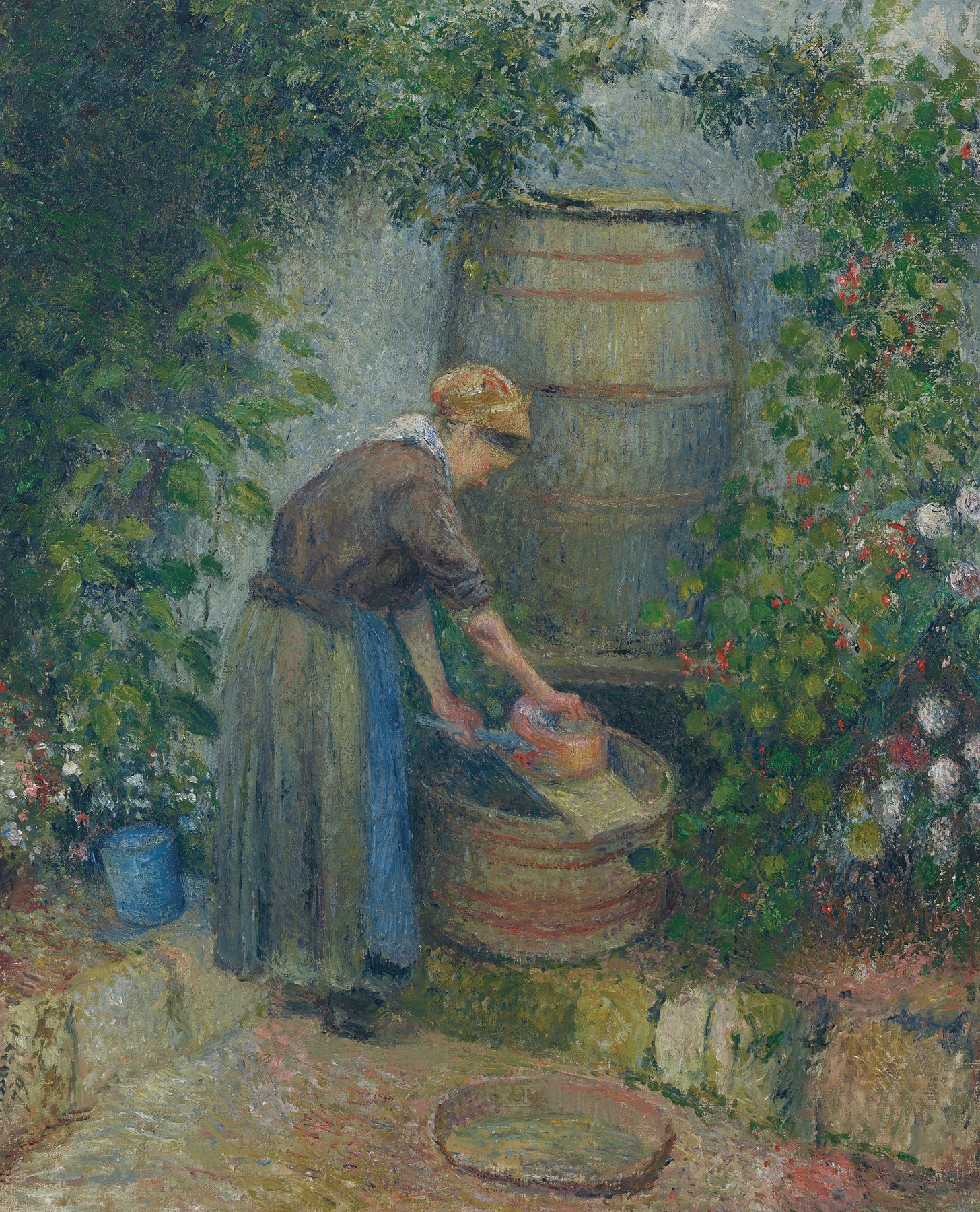 Femme lavant une casserole (1879)