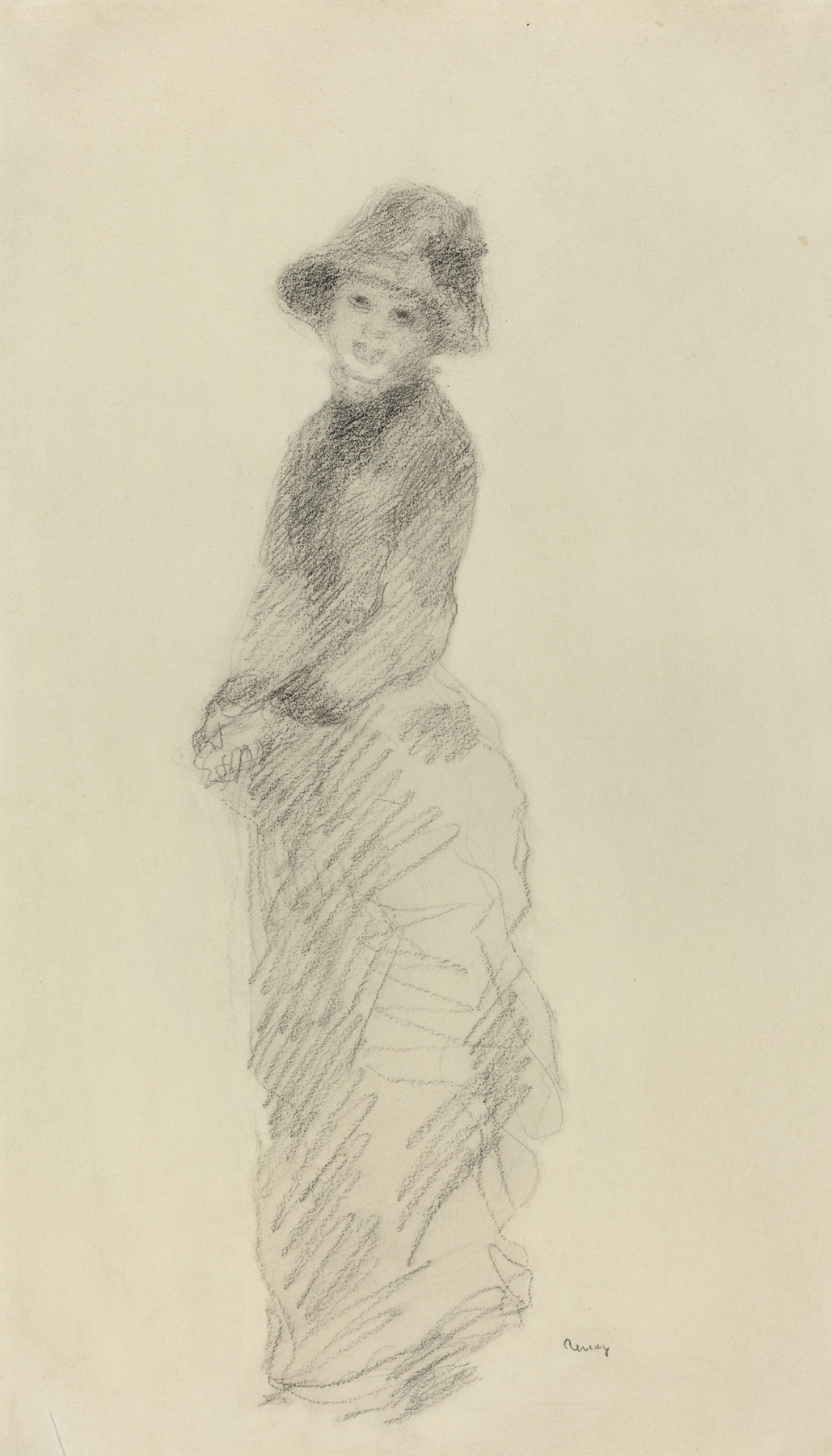 Young Woman Standing (c. 1880)