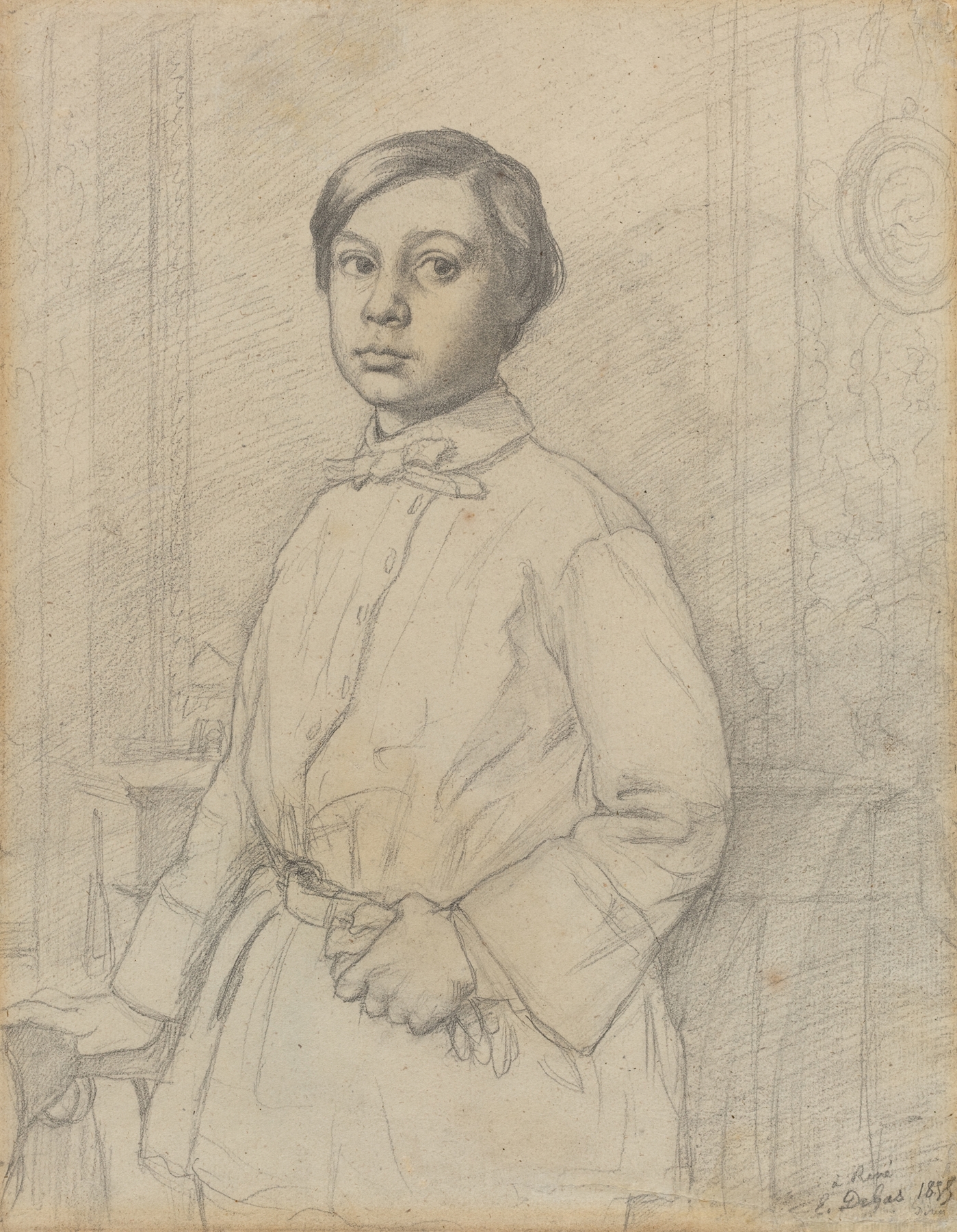 René de Gas (recto) (1855)