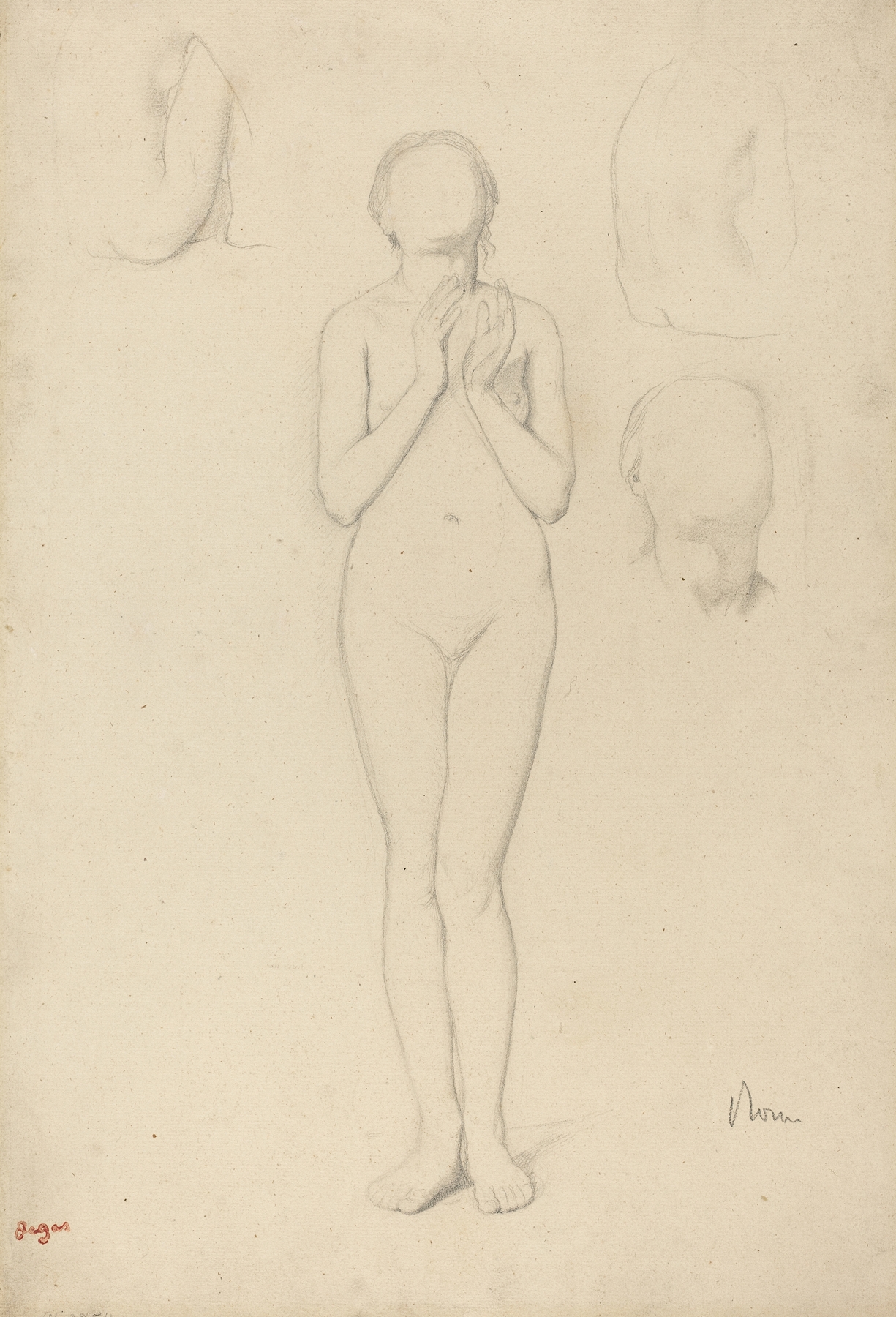 Study of a Female Nude (1856-1858)