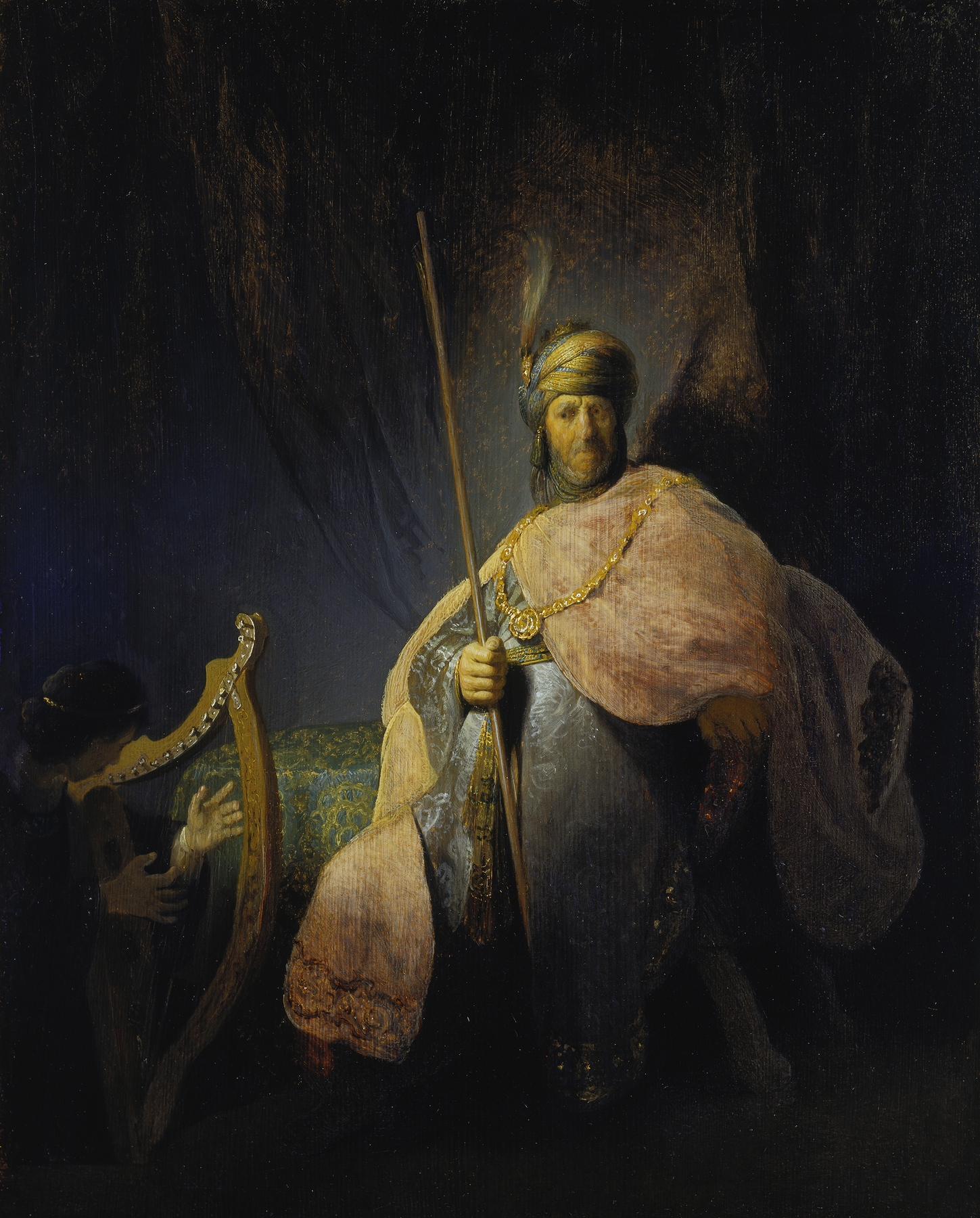 David Playing the Harp in front of Saul (ca. 1630 – 1631)