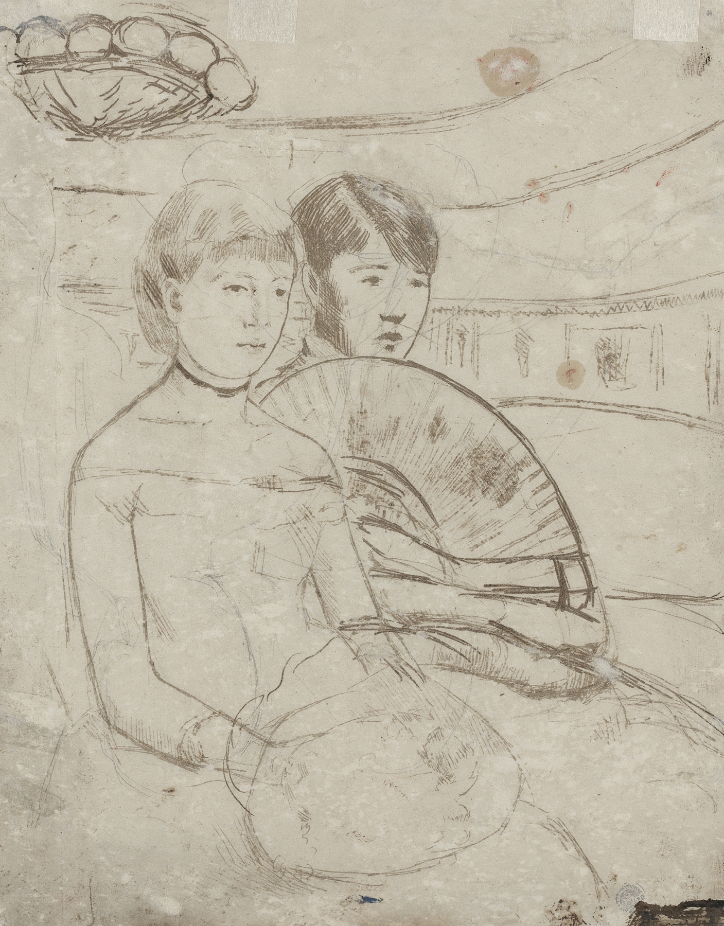 The Loge (verso) (1882)