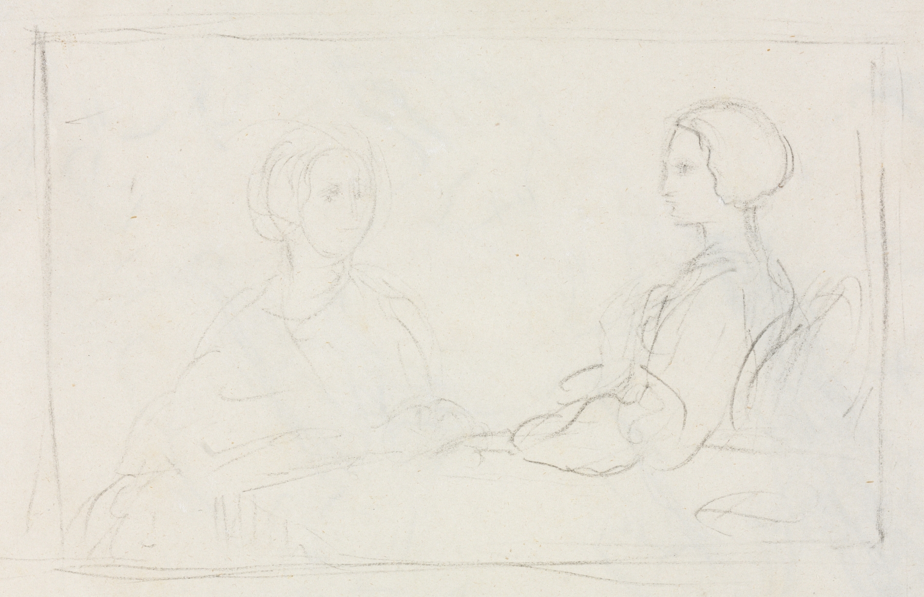 Two Seated Women (1856-1860)