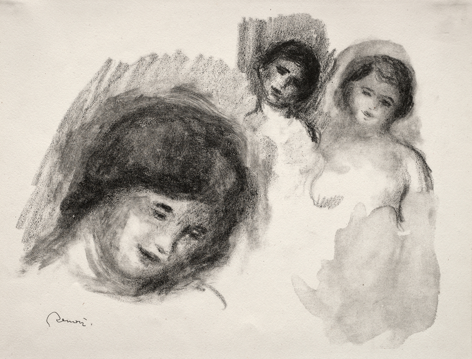 Stone with Three Sketches (1904)