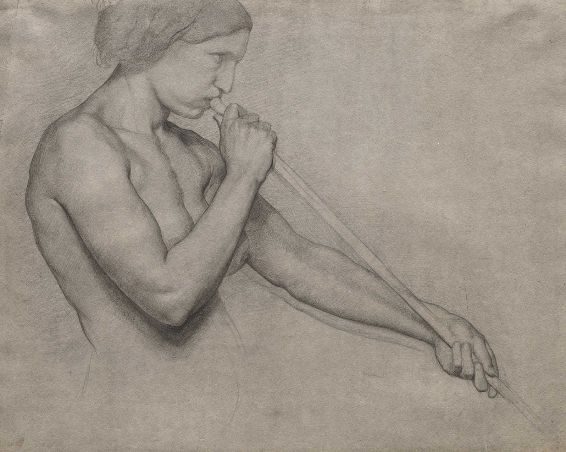 Angel Blowing a Trumpet (1857-1859)