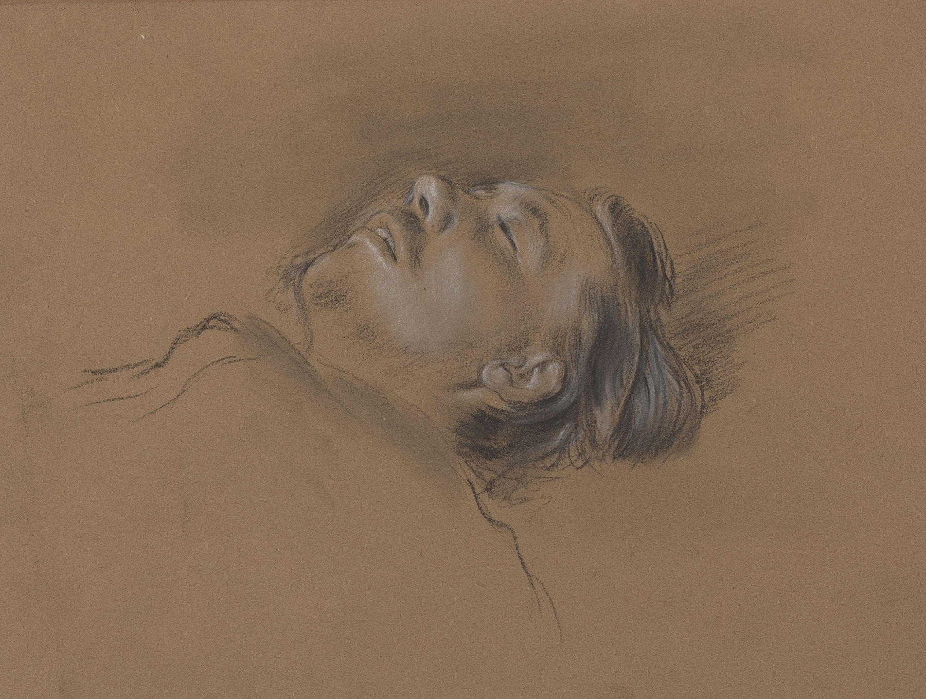 Head of the Fallen Jockey (study for ‘Scene from the Steeplechase – The Fallen Jockey’) (c. 1866)