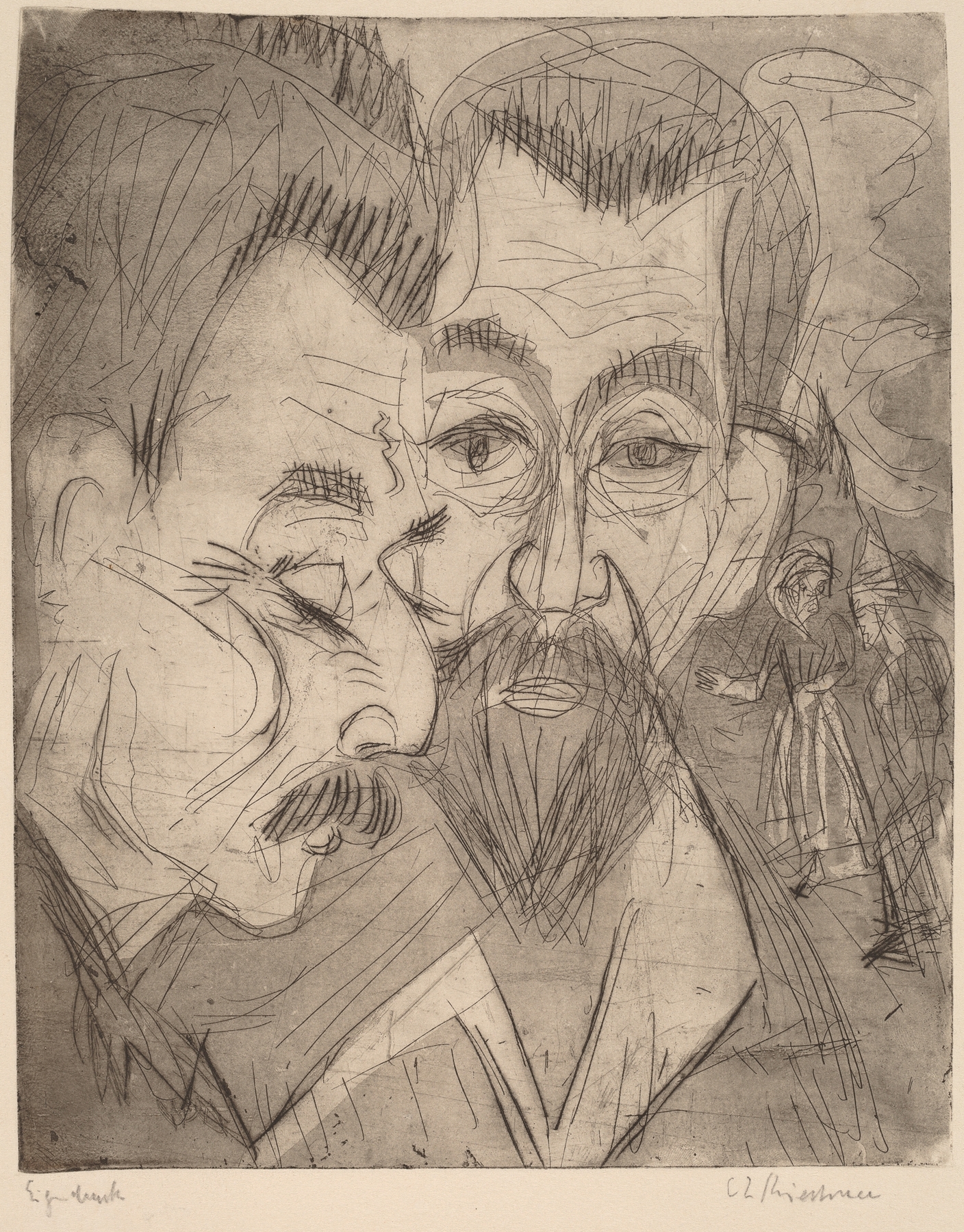 Two Peasant Heads (1920)